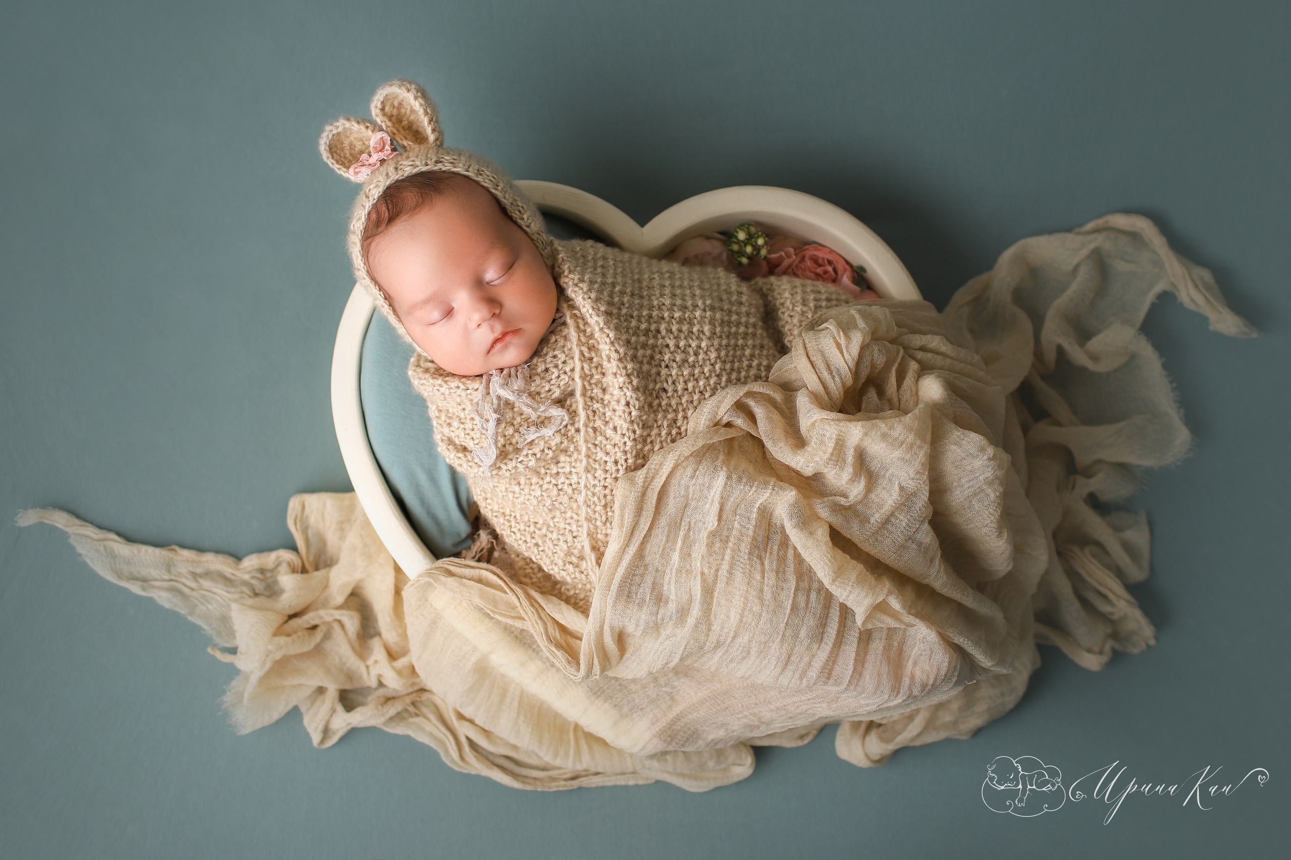 Новорожденная фотосессия для девочек. Ирина Кан Фотограф новорожденных в Екатеринбурге