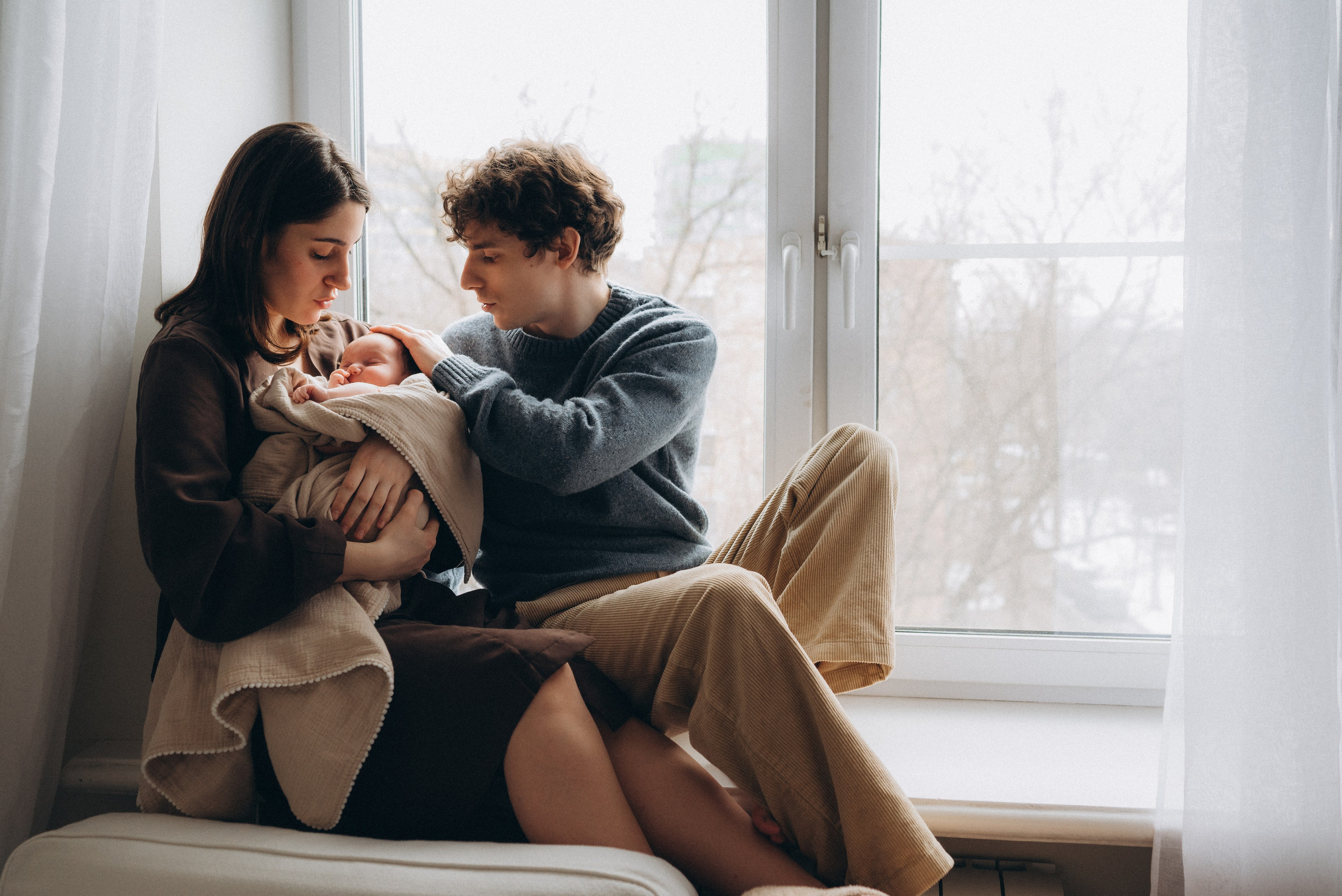 Иван, Таня и малышка. Семейный фотограф Юлия Власова