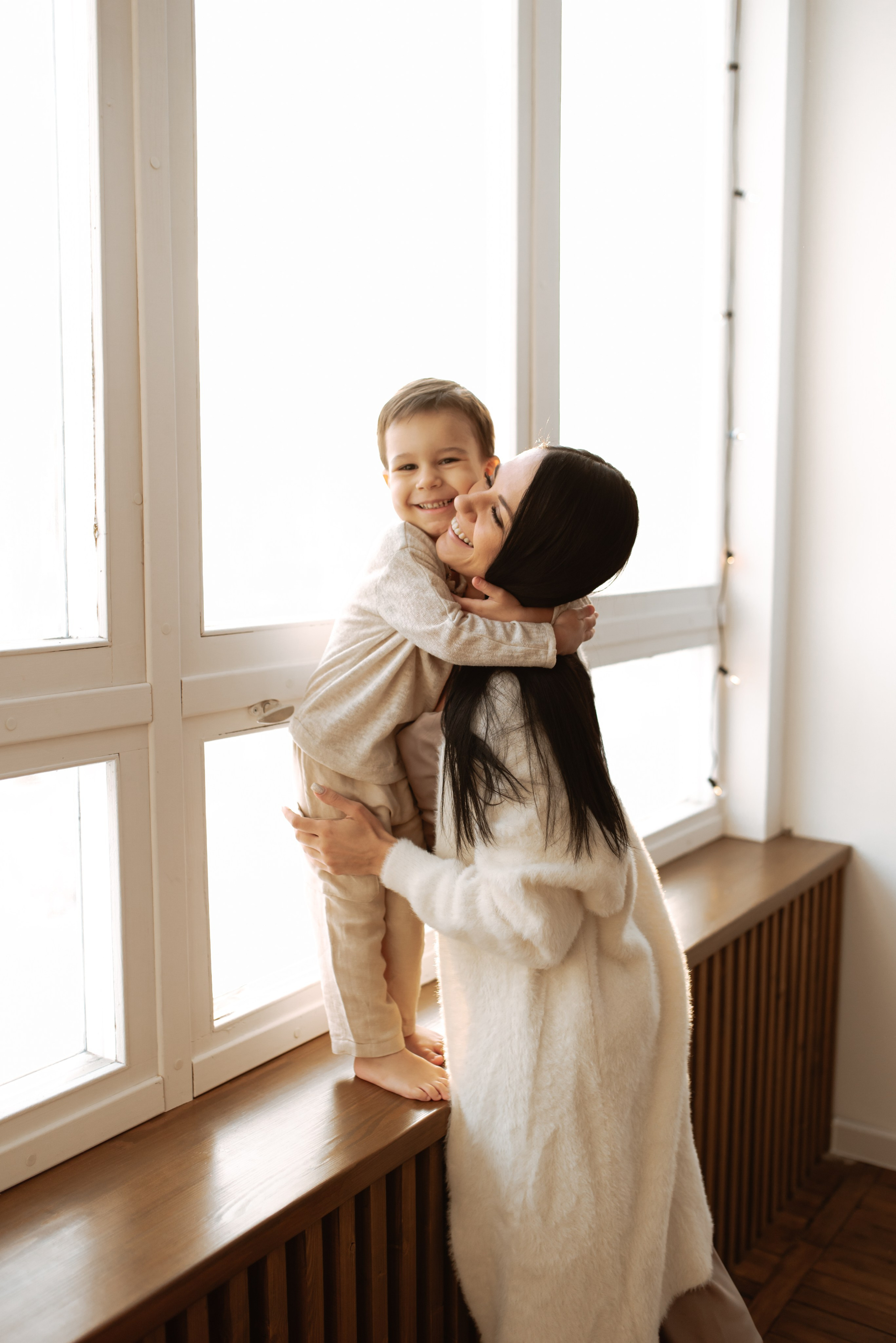 Зимняя студийная. Фотограф Рязань. Семейный Свадебный фотограф