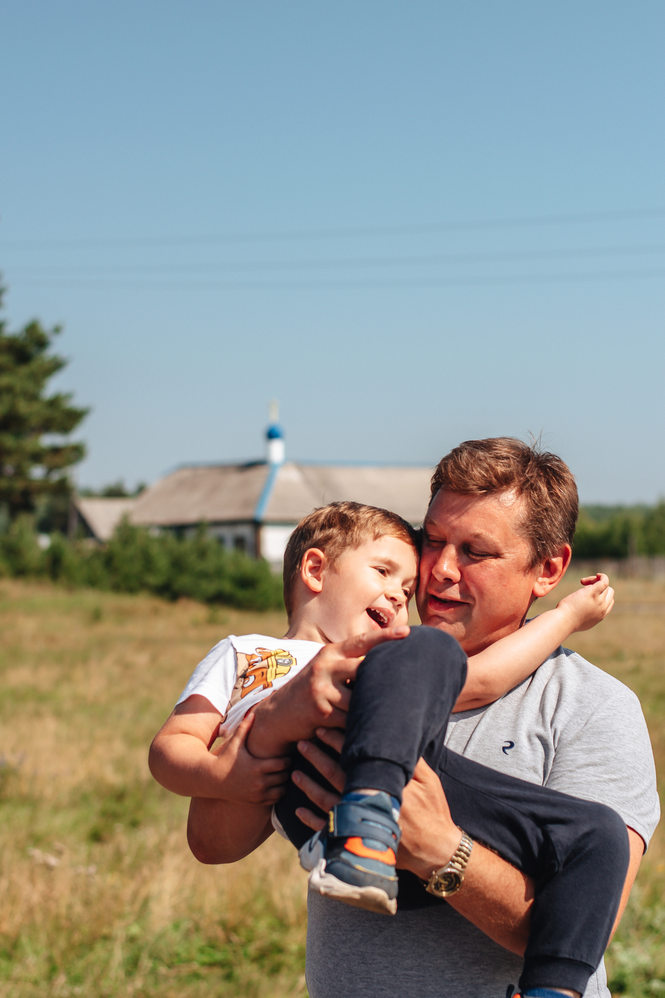 Даня с бабушкой и дедушкой. Фотограф Санкт-Петербург | Дарья Першина