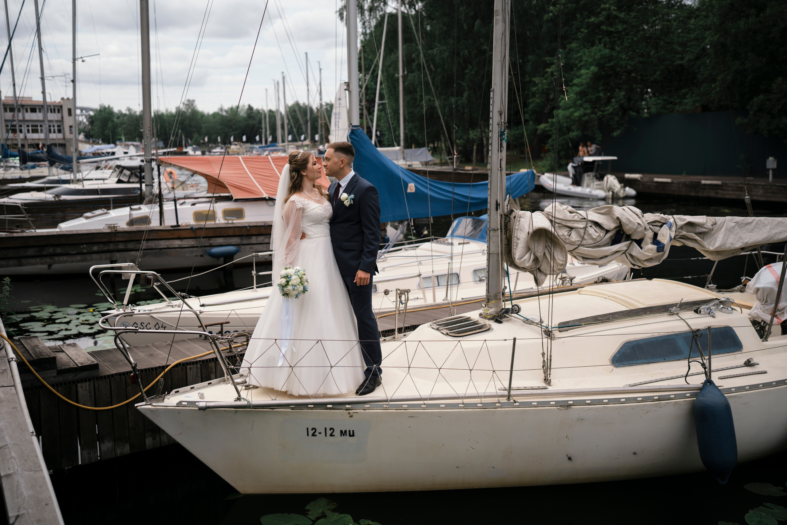 Яхт-клуб Водники. Свадебный фотограф в Москве Кристина Чехова