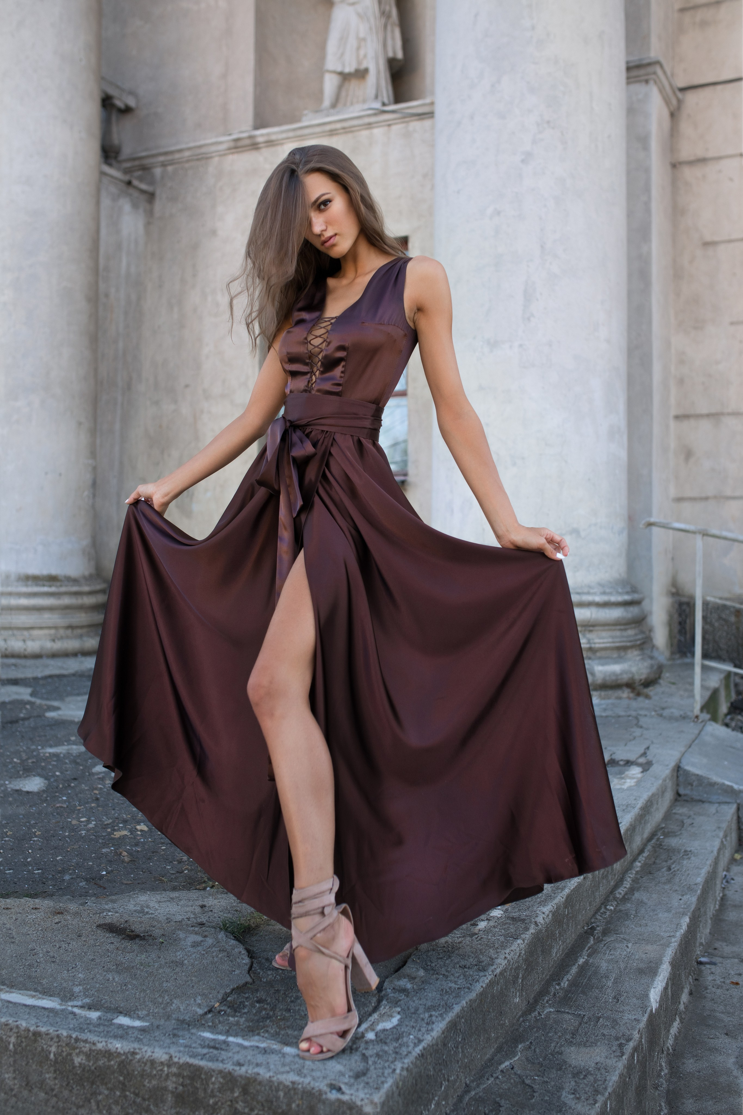 Фотосет у дома культуры в с. Стрелица и в Белом Колодце с Маргаритой для «себя»