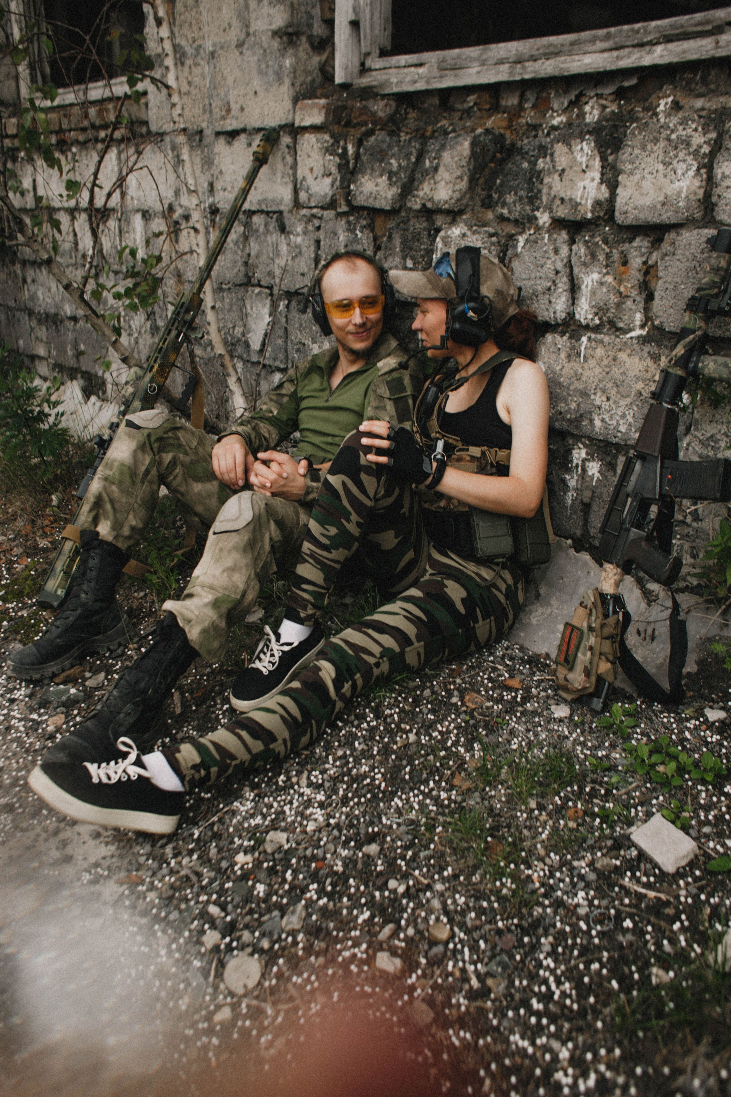 Алёна+ Артём. Страйкбол. Фотограф в Нижнем Новгороде