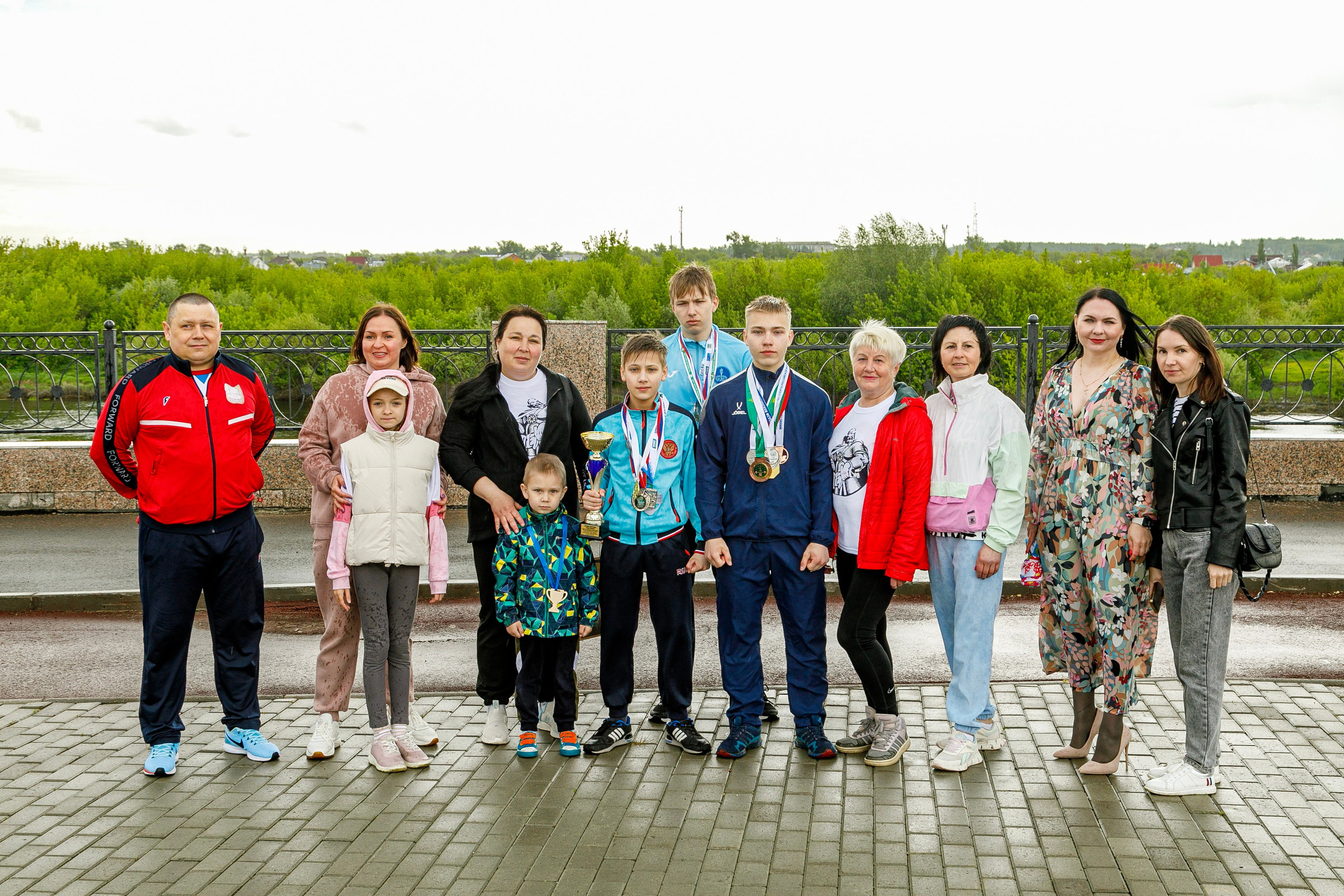«СпортЛето» и «Зарядка с чемпионом» — семья Сармачевых 😋. Фотограф Андрей Гузеев