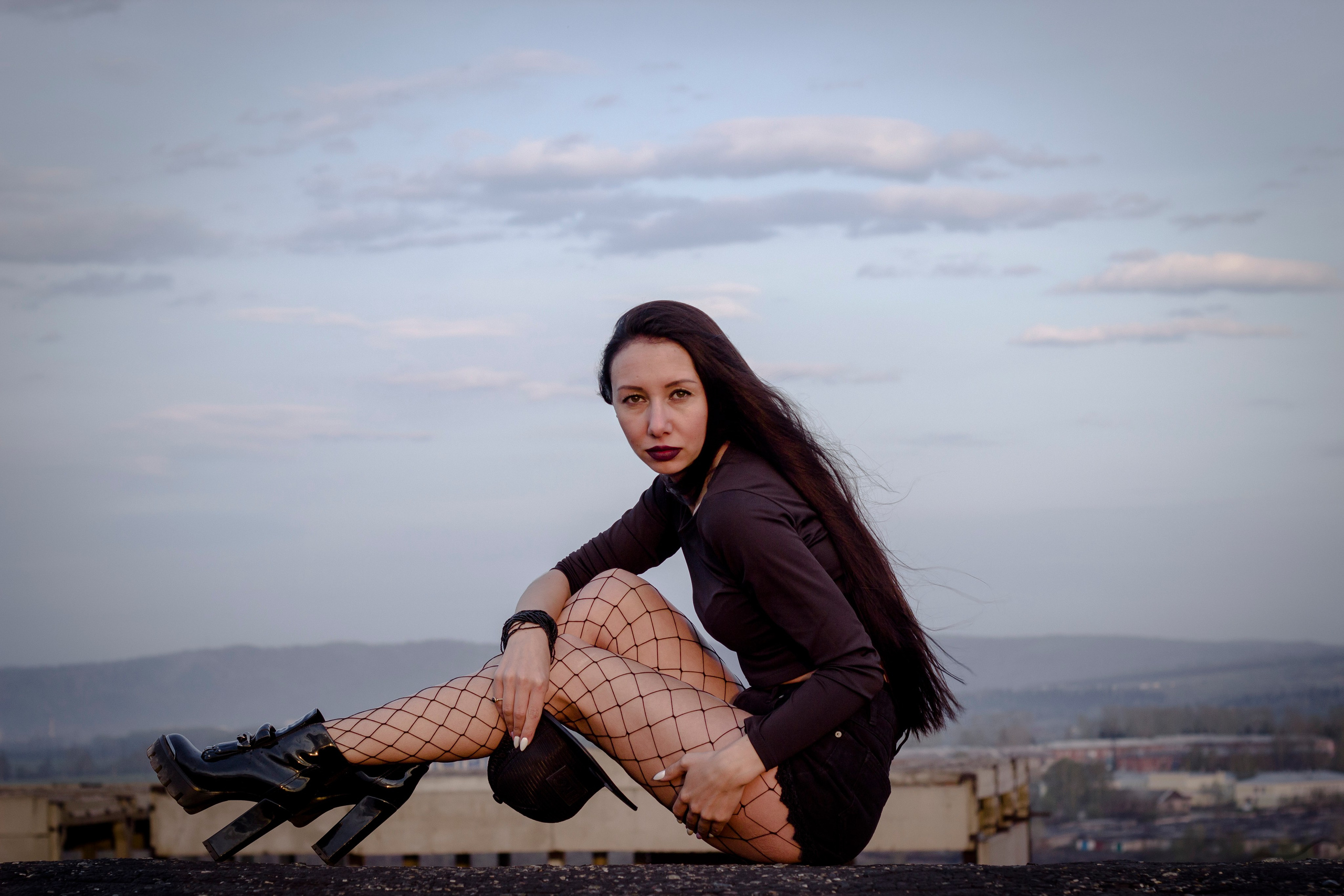 Катрин (заброшка в высотке). Творческая студия АЛНИфото