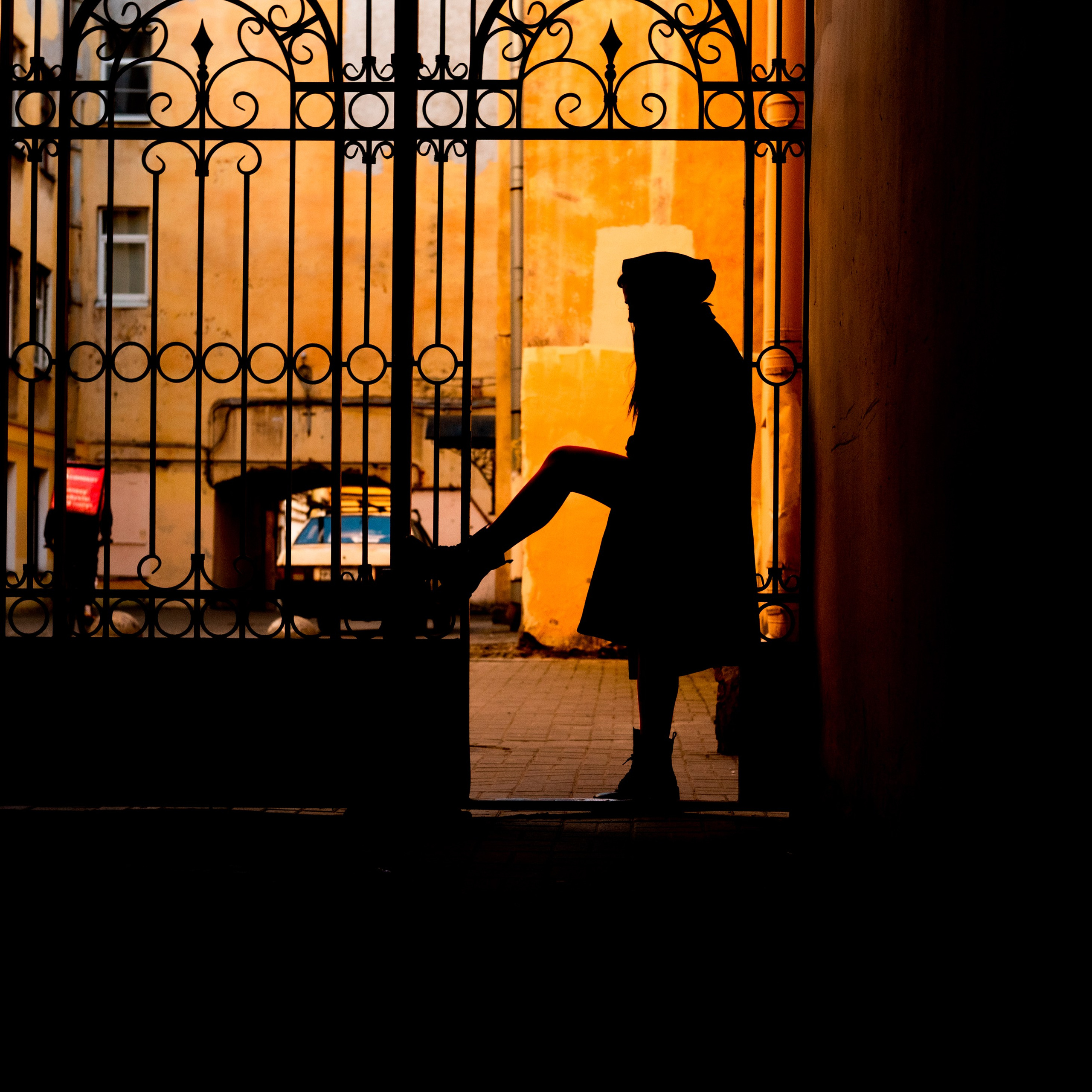 Фотосессия во дворах колодцах Петербурга