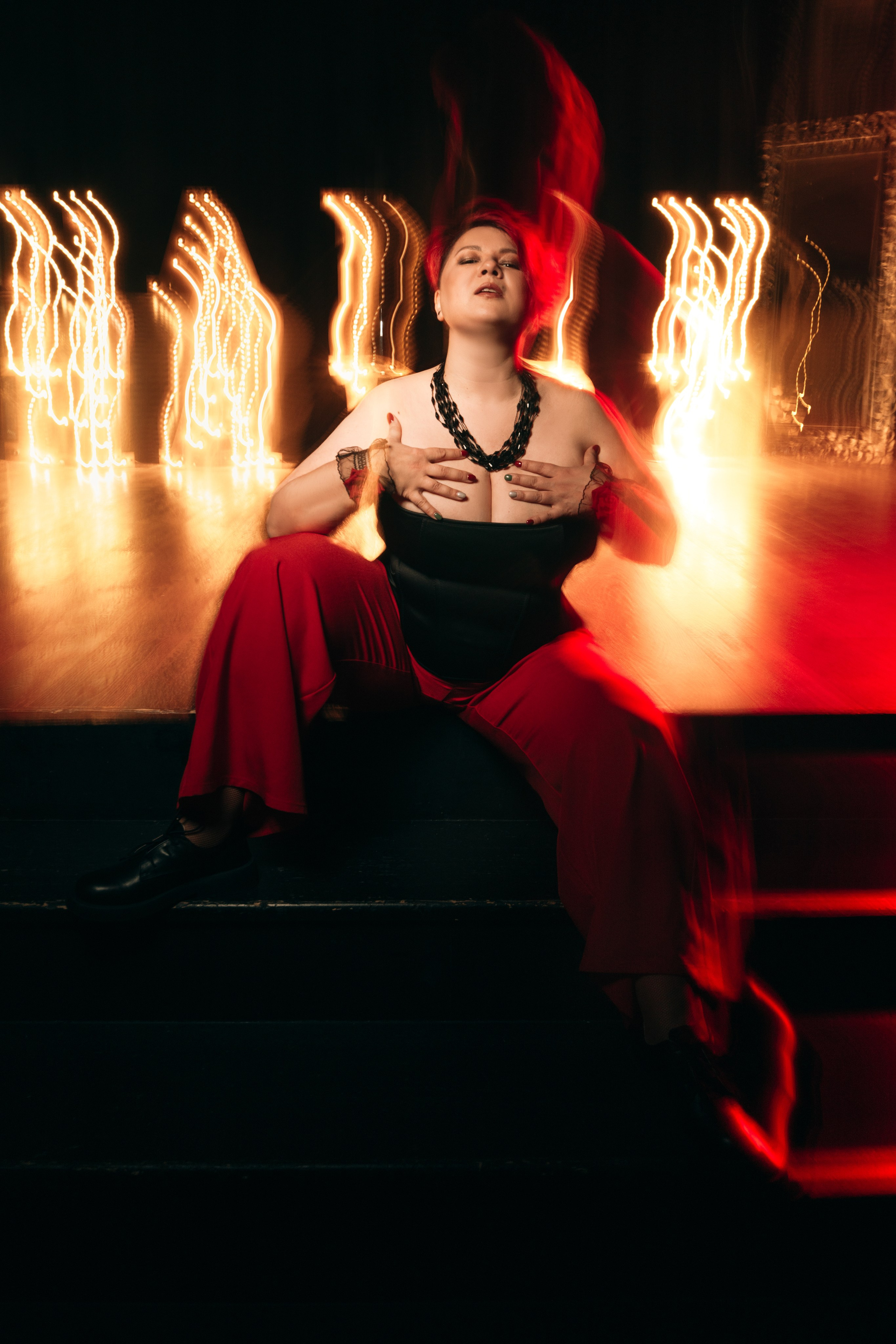 Юля. Альтернативный взгляд на Новый год. Портретный фотограф в Санкт-Петербурге Дмитриева Наталия