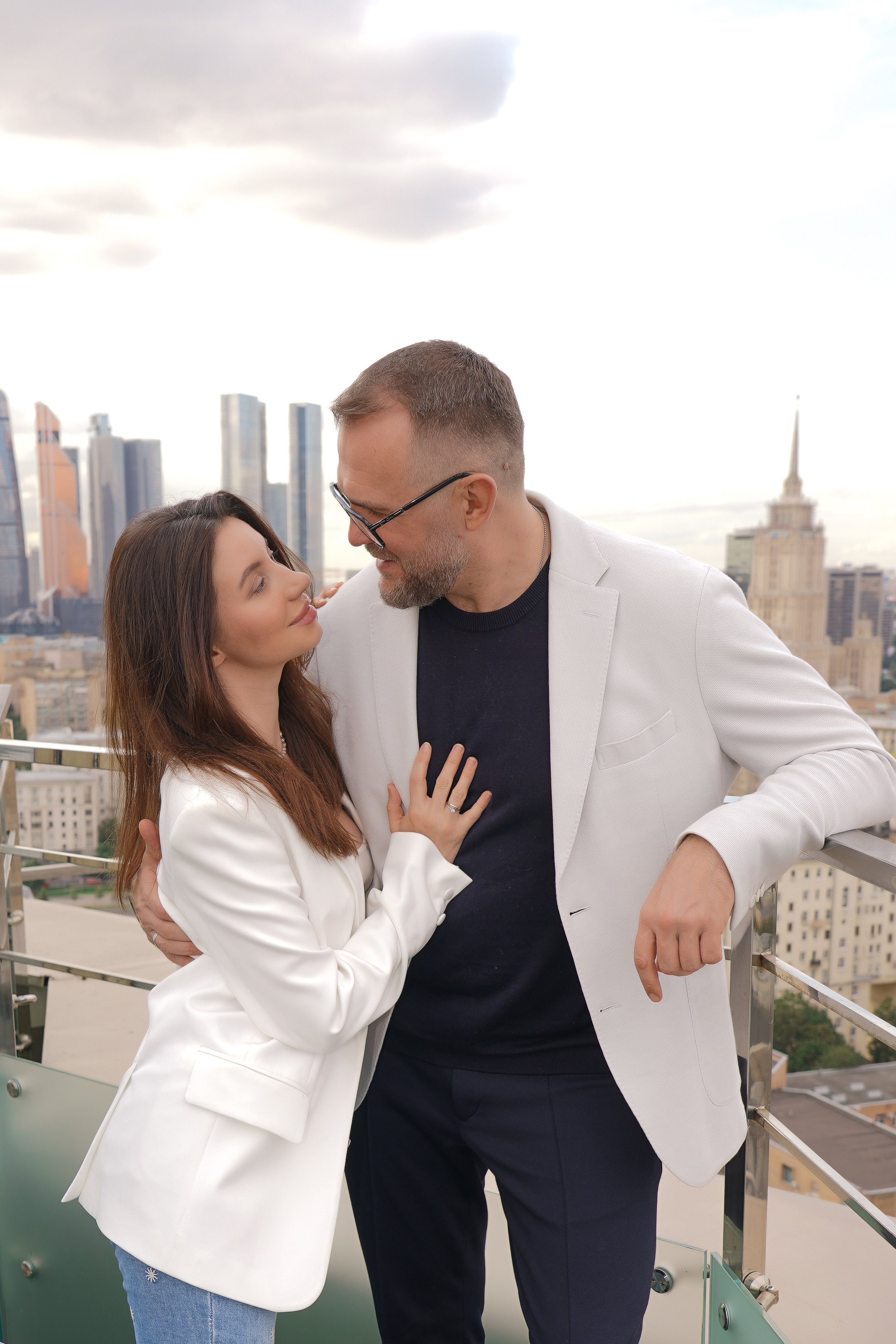 Свидание на крыше. Алена и Андреас. Анна, фотограф Москва, Зеленоград