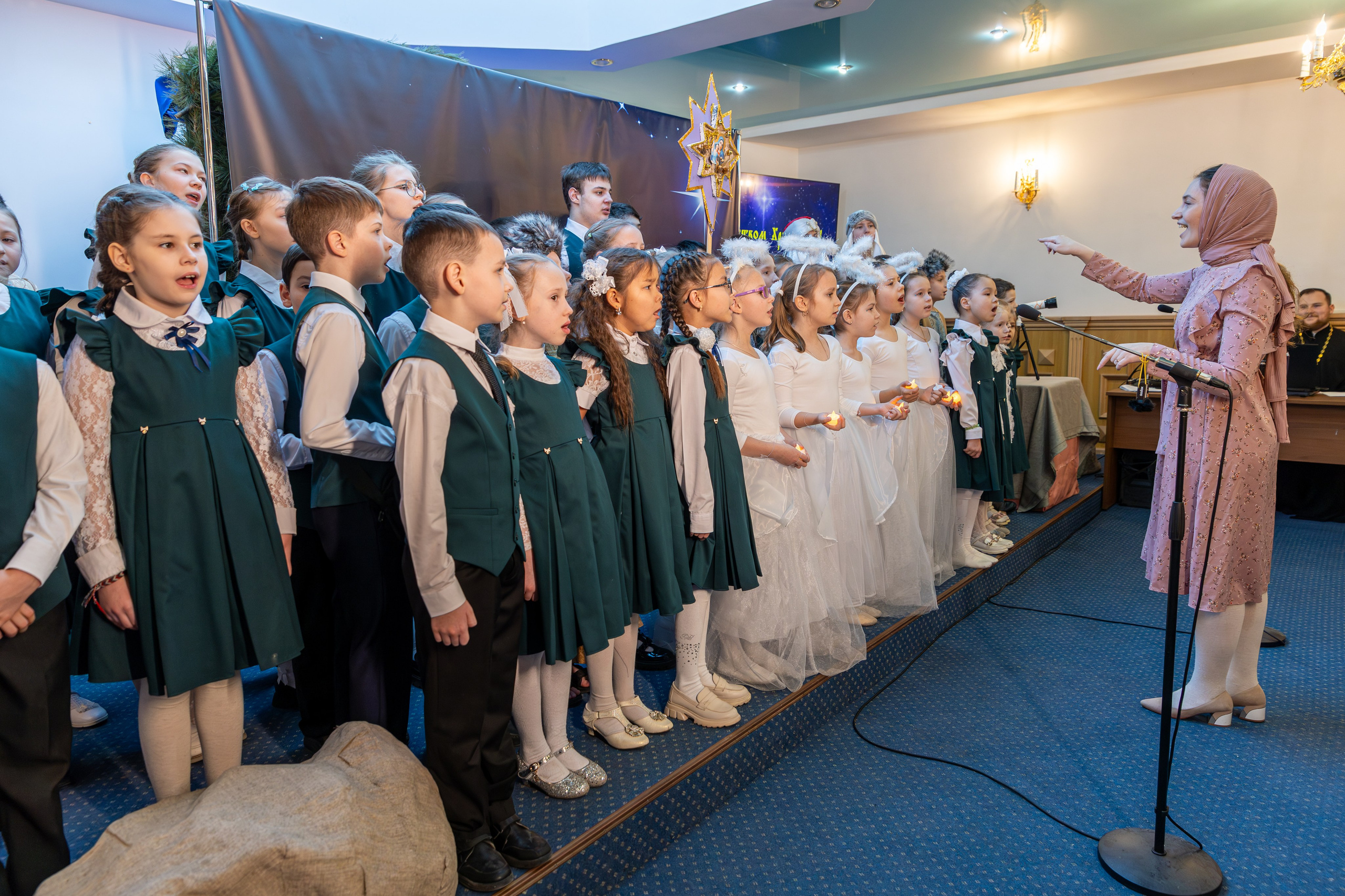 Рождество Воскресная школа 2025. Фотограф Таинств Крещение и Венчания г. Магадан Власова Ульяна