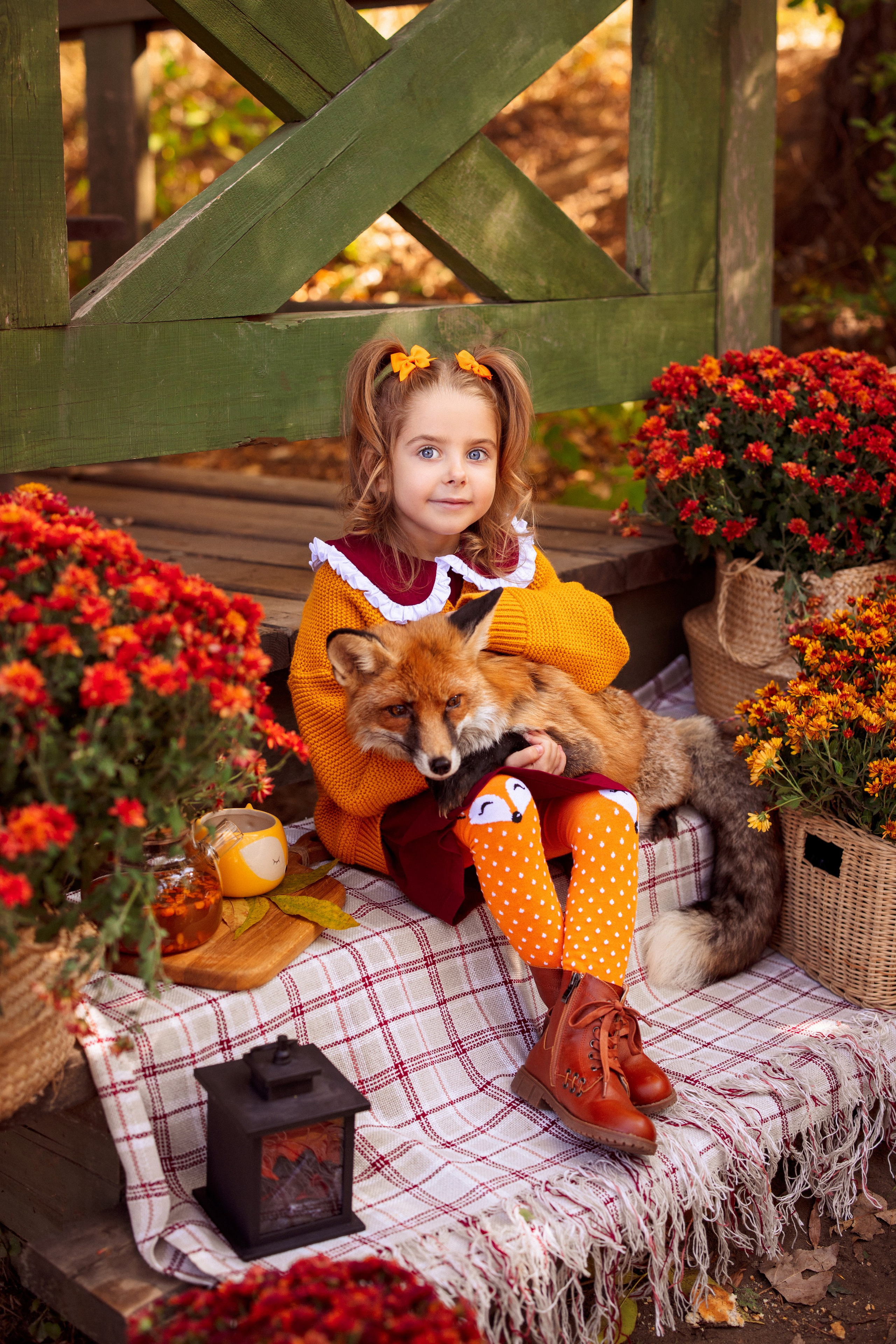 Осень с «Лисом». Семейный и детский фотограф в Краснодаре Анна Трашкова