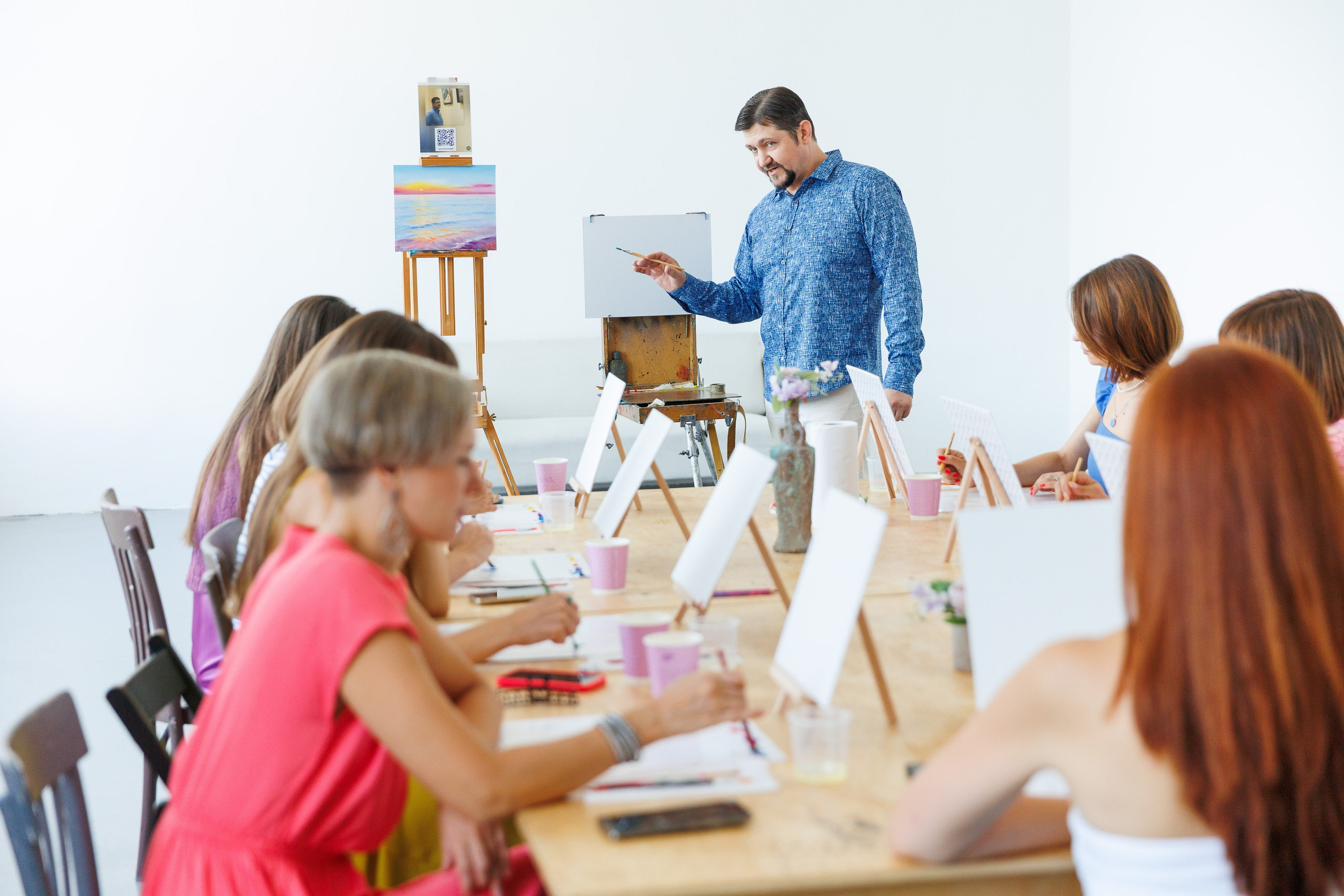 Девичник. МК по живописи. Фотограф Шейдаев Эмин г. Волгоград