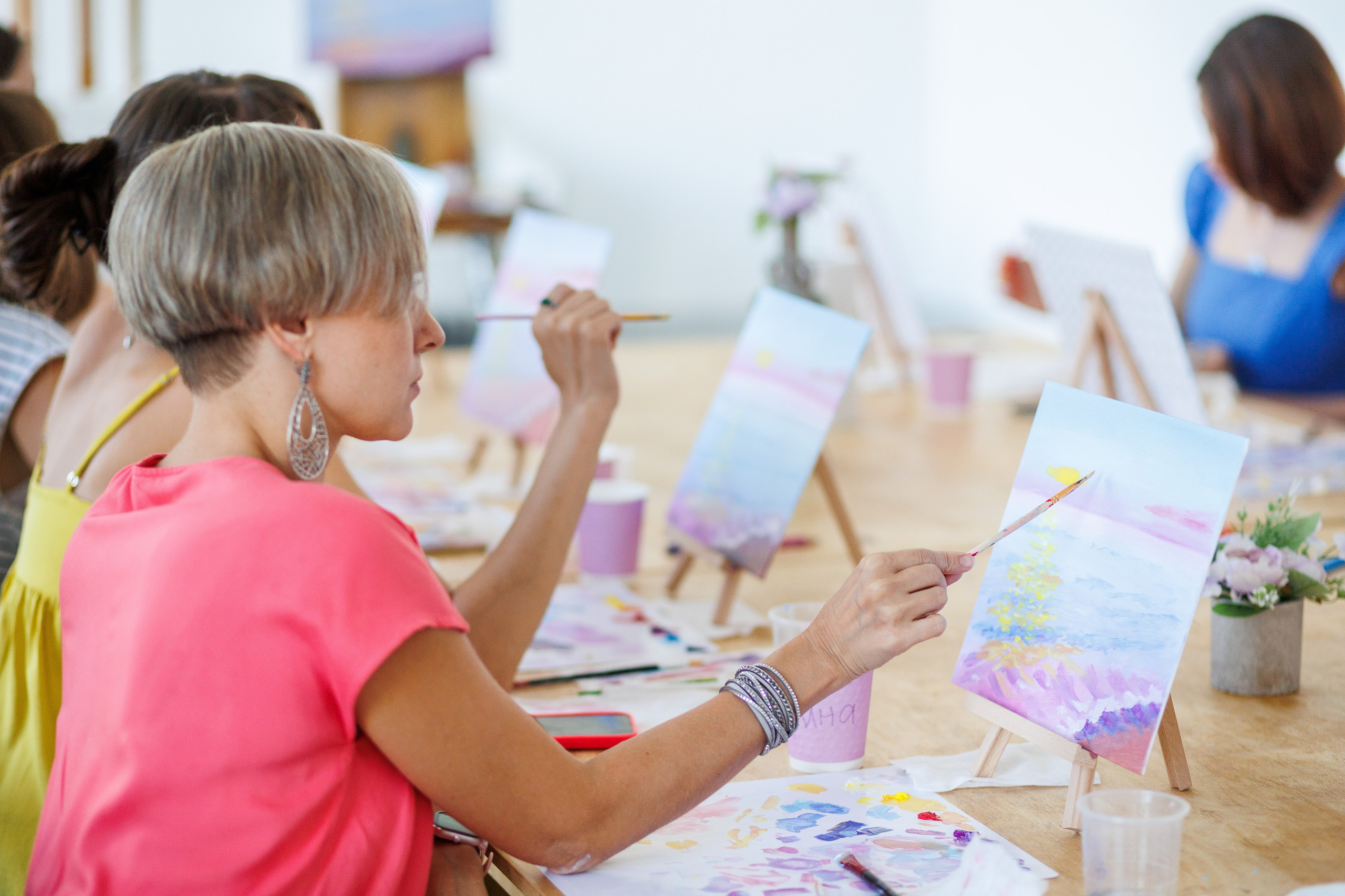 Девичник. МК по живописи. Фотограф Шейдаев Эмин г. Волгоград