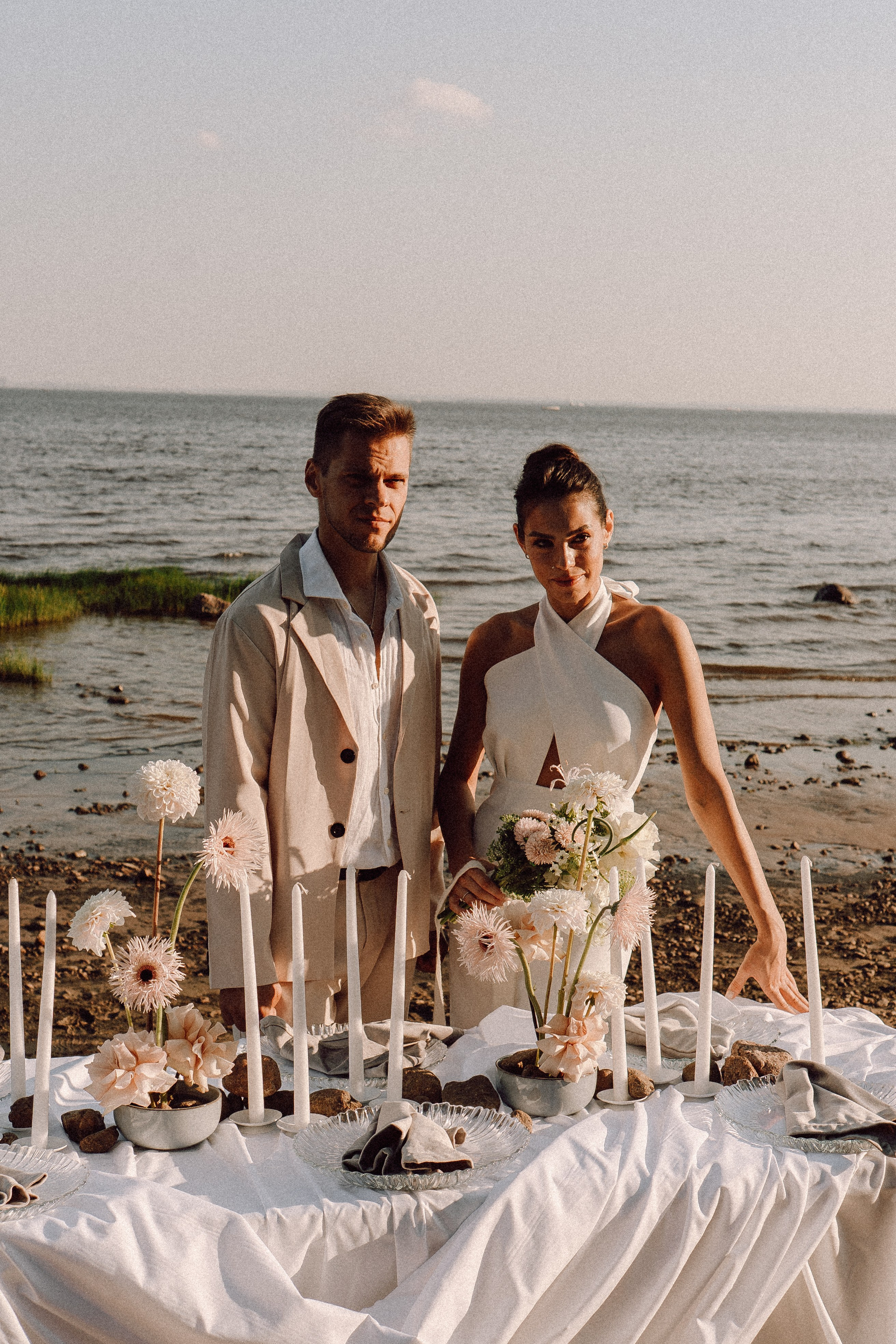 СВАДЕБНАЯ ФОТОСЕССИЯ ВЫЕЗДНОЙ ЦЕРЕМОНИИ (ФИНСКИЙ ЗАЛИВ). Профессиональный фотограф, Санкт-Петербург — Виктория Богомолова