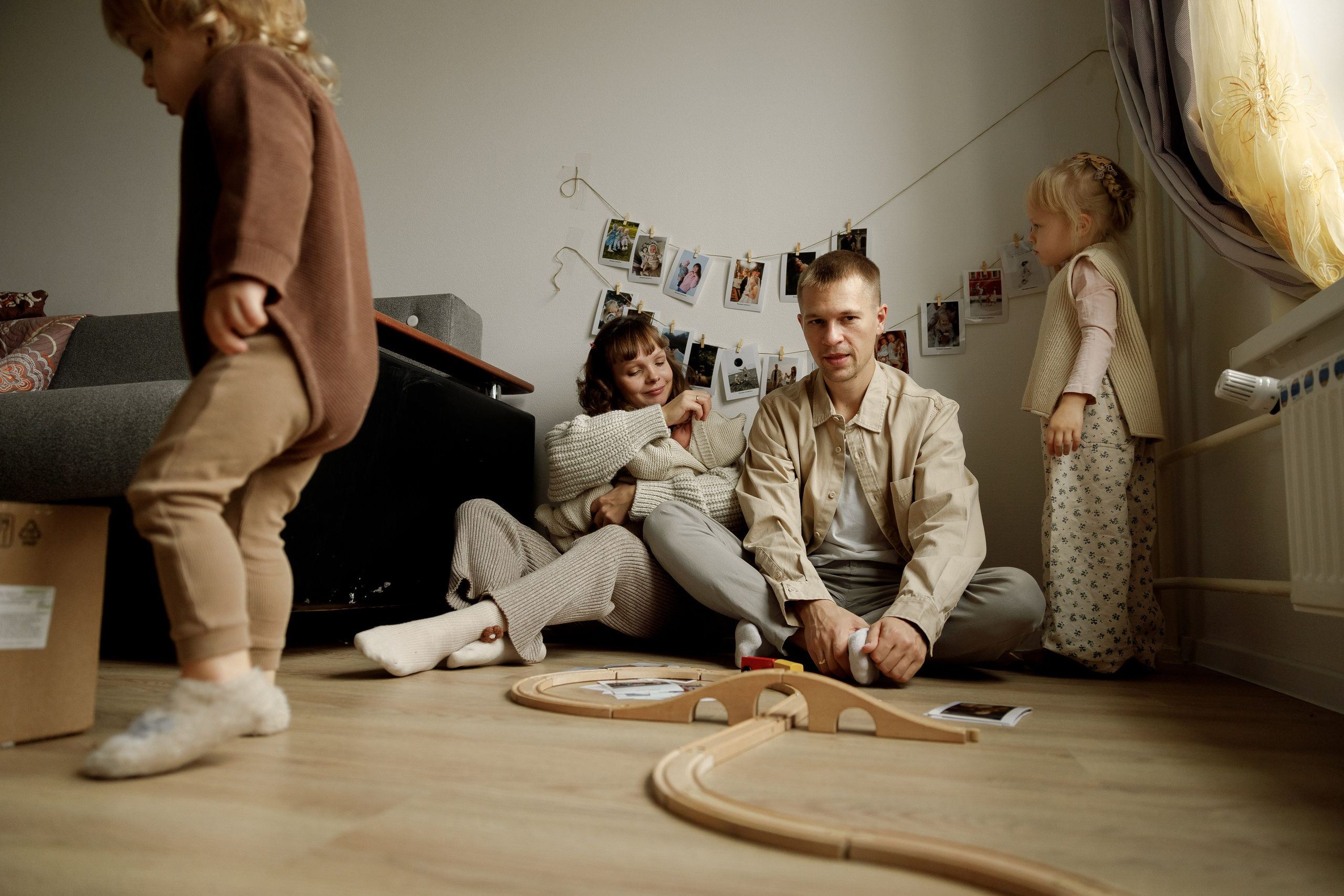 Домашняя семейная съёмка. Фотограф Москва