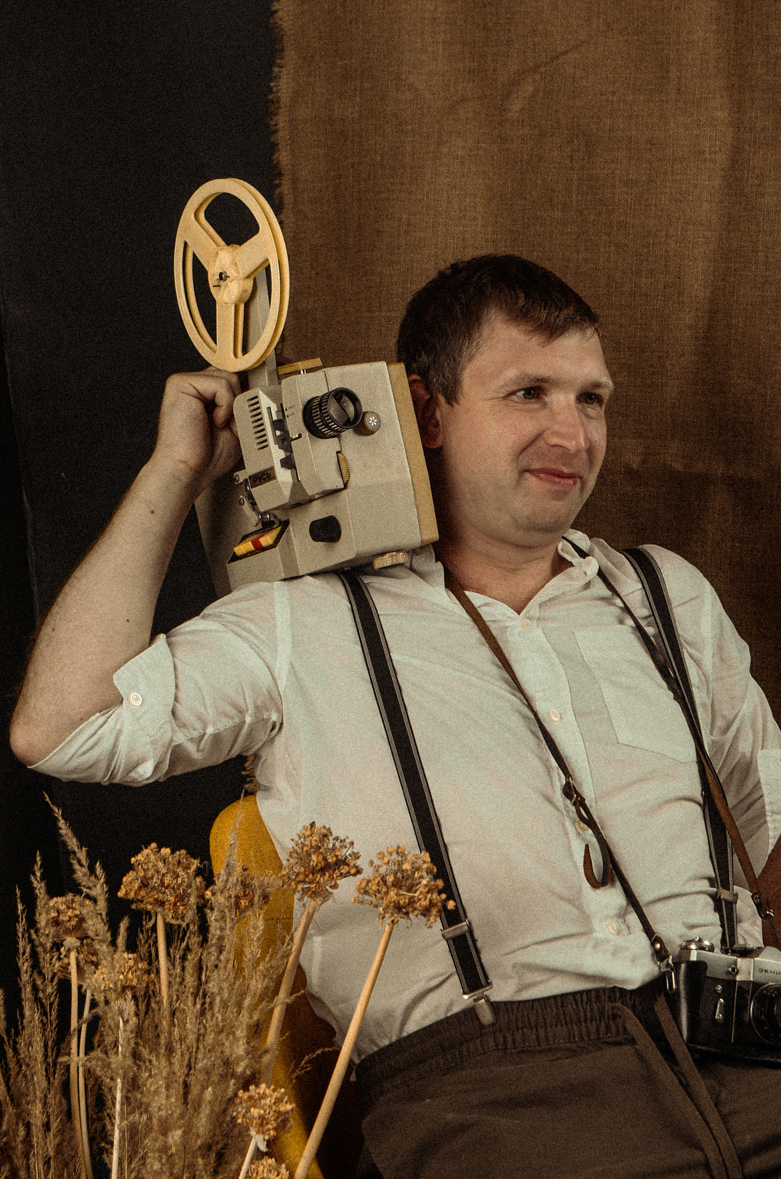 Андрей с пёселями. Алина Стрелкова — фотограф