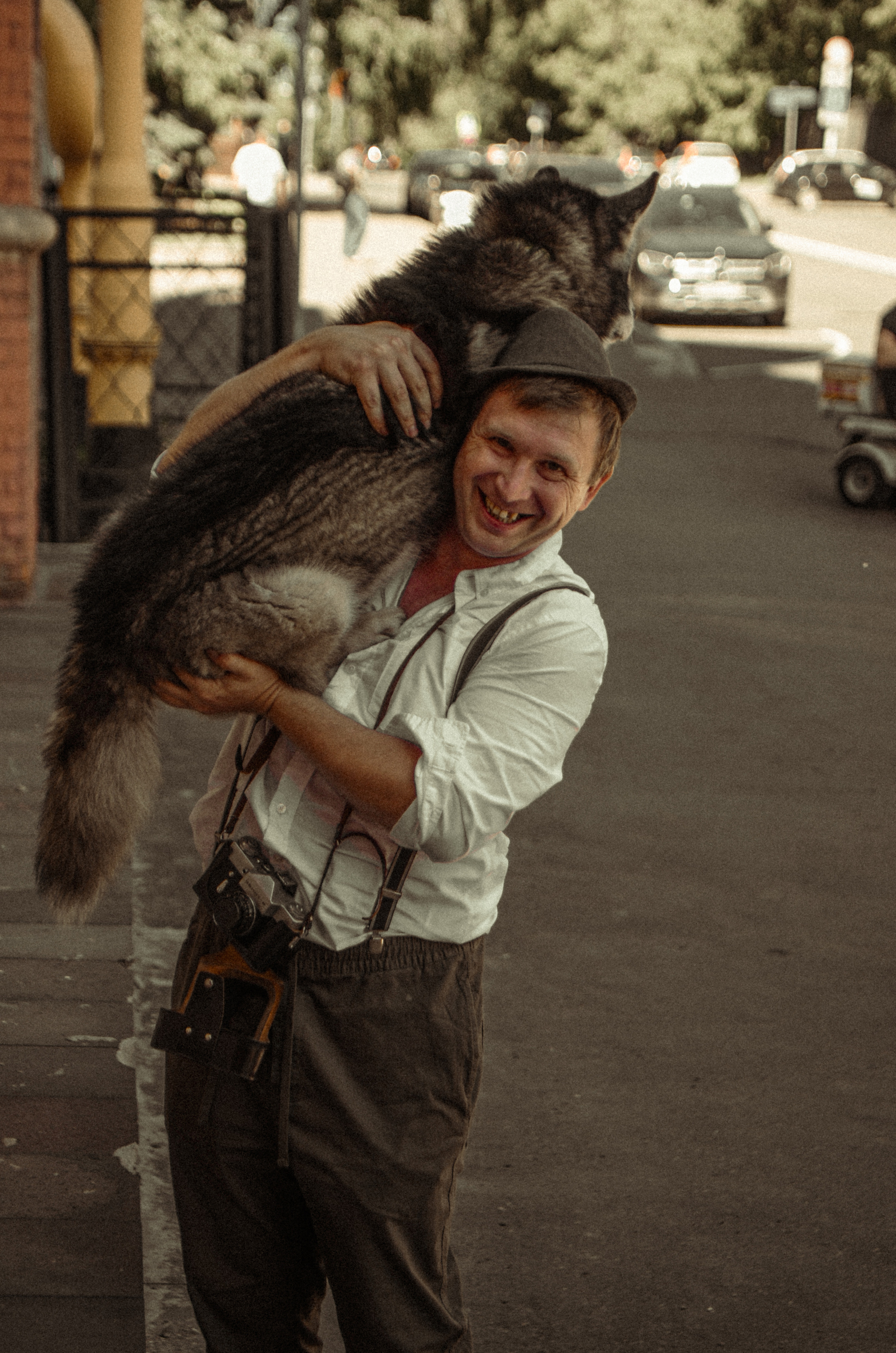 Андрей с пёселями. Алина Стрелкова — фотограф