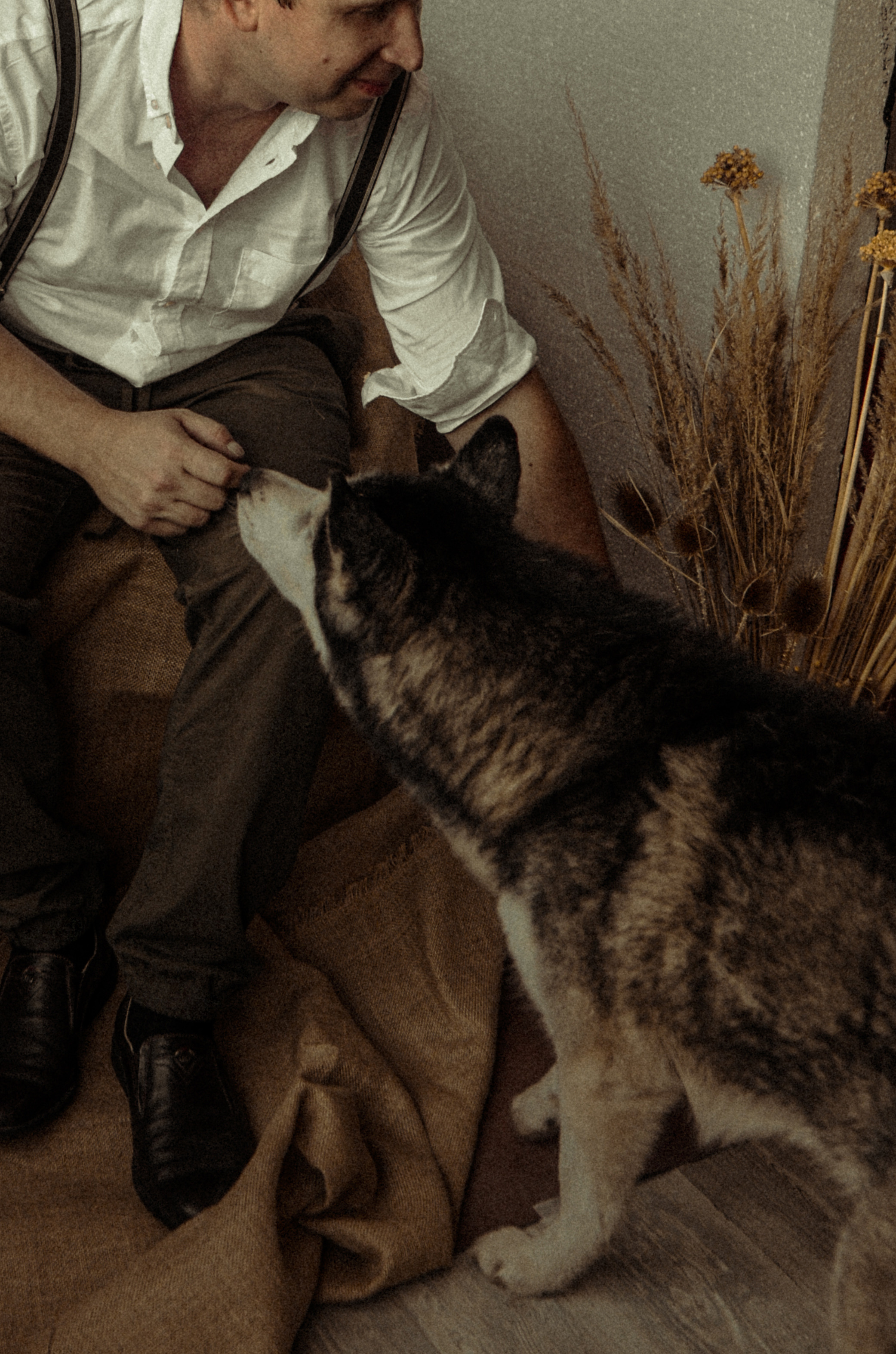 Андрей с пёселями. Алина Стрелкова — фотограф