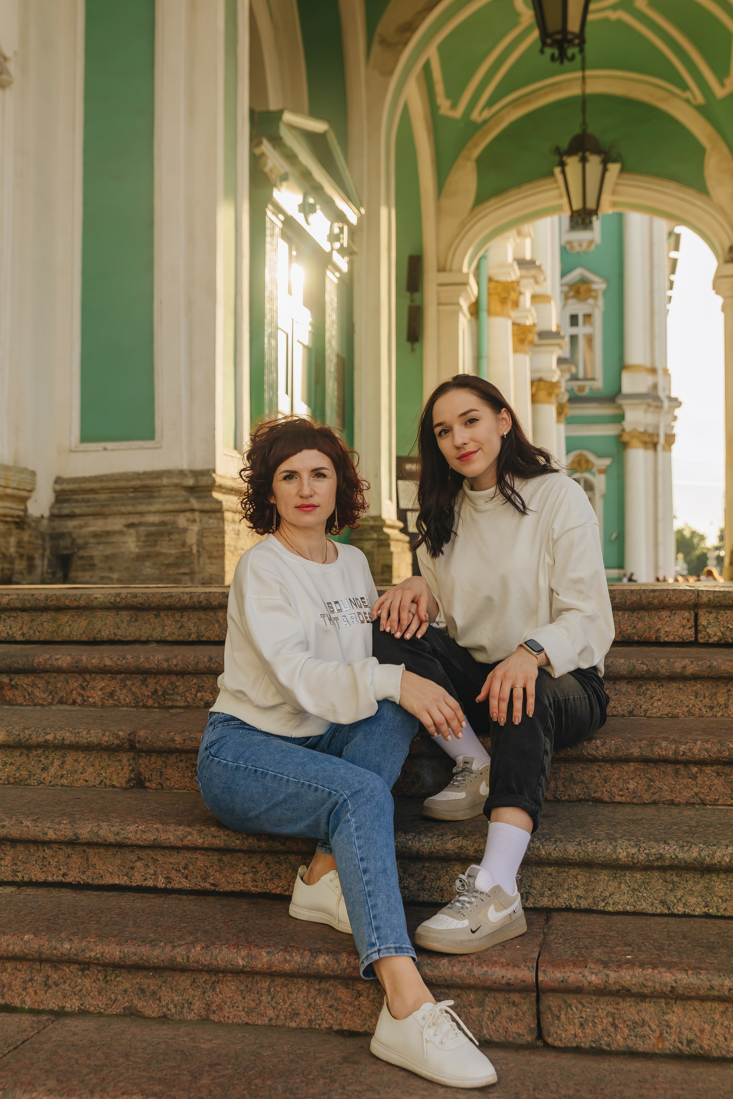 Прогулка Оли и Марины. Семейный фотограф в Санкт-Петербурге Ева Маркова