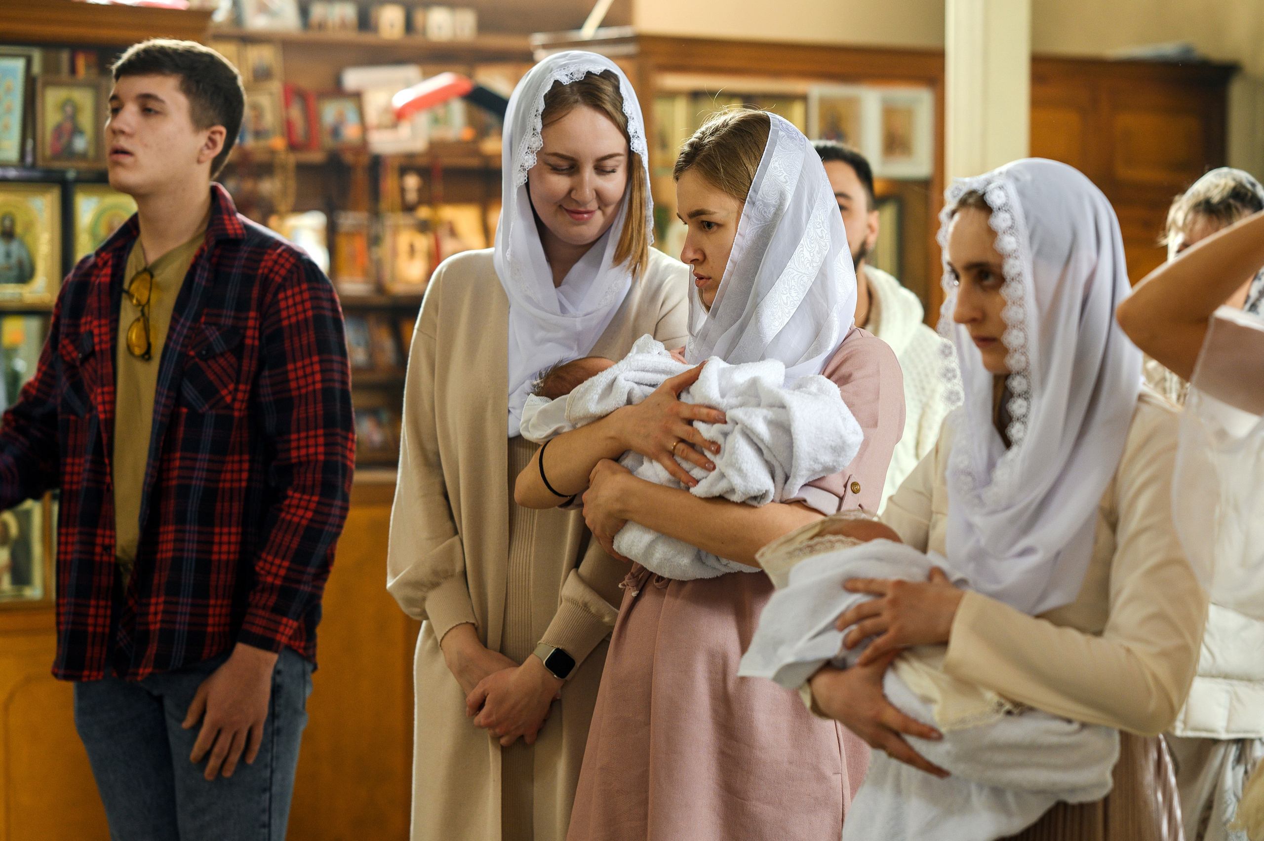 Крещение Евы и Софии. Храм Сергия Радонежского (Соловцовка). Свадебный и семейный Фотограф в Пензе Татьяна Лапоногова