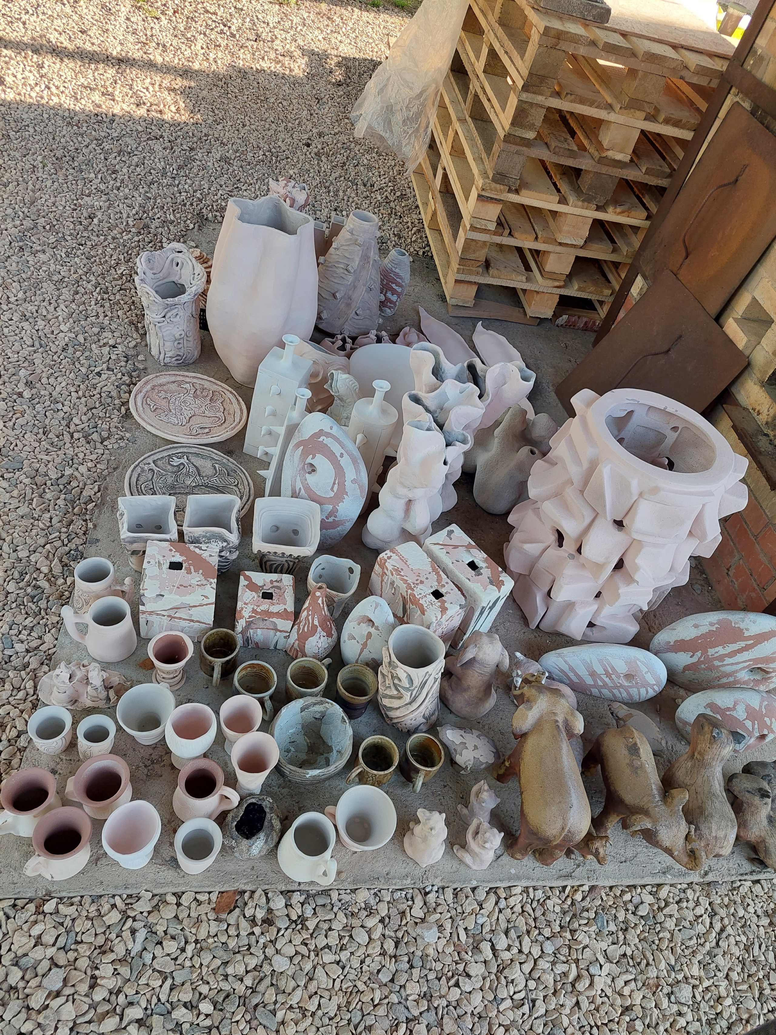 Дровяные обжиги. Мстинская Гончарня