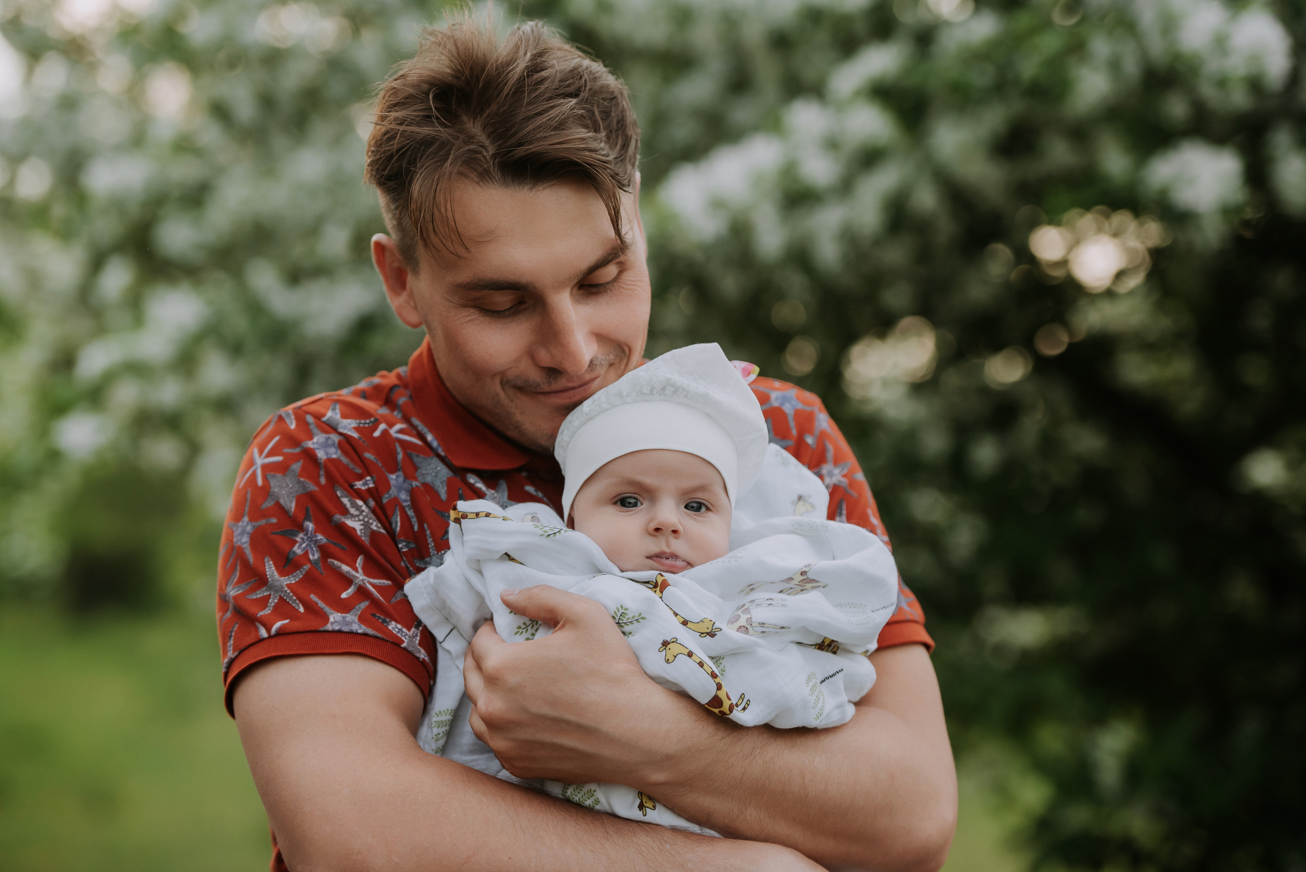 Цветение яблони семья Гончаровых. Фотограф Диана Оленина Красноярск / Братск