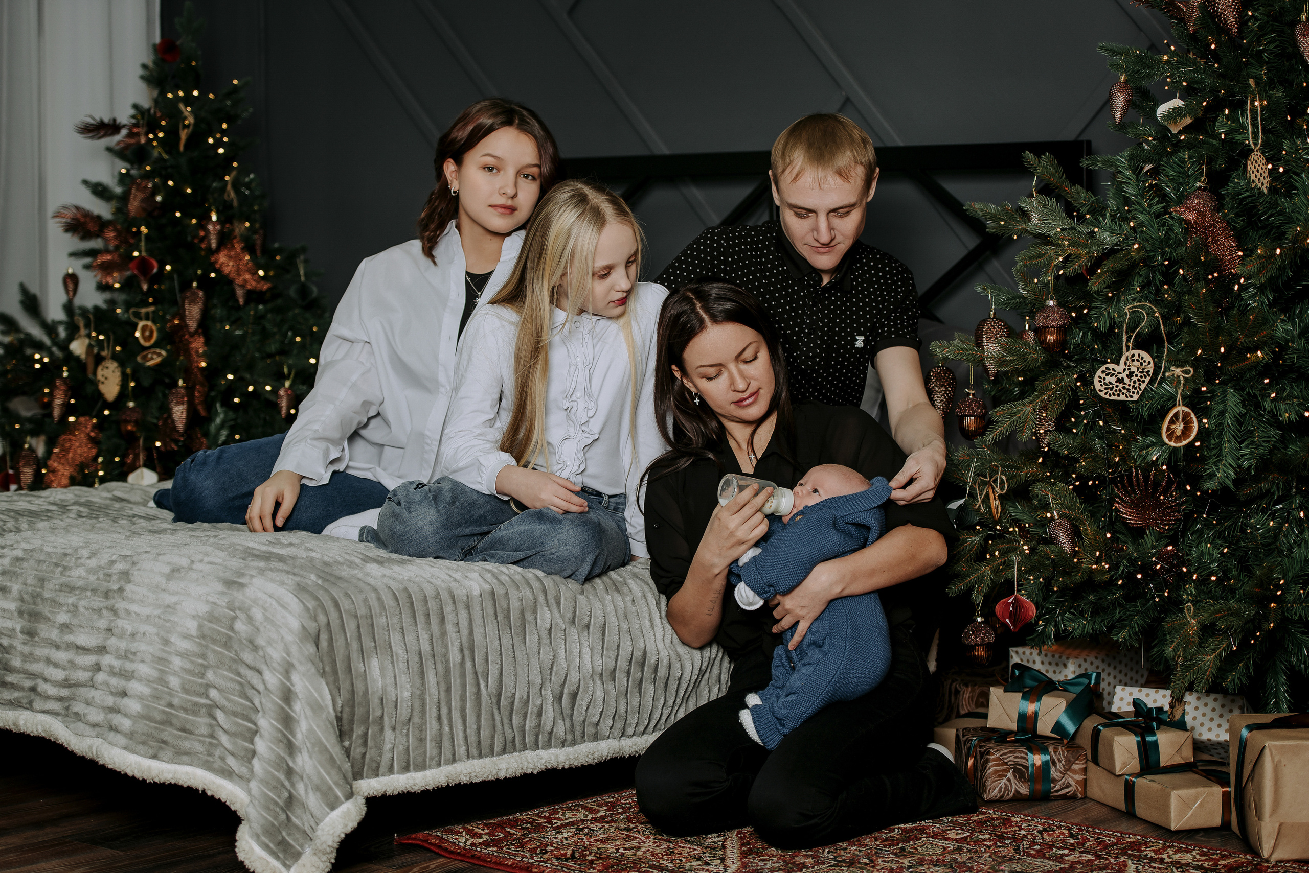 Семейная фотосессия на Новый Год. Фотограф Диана Оленина Красноярск / Братск