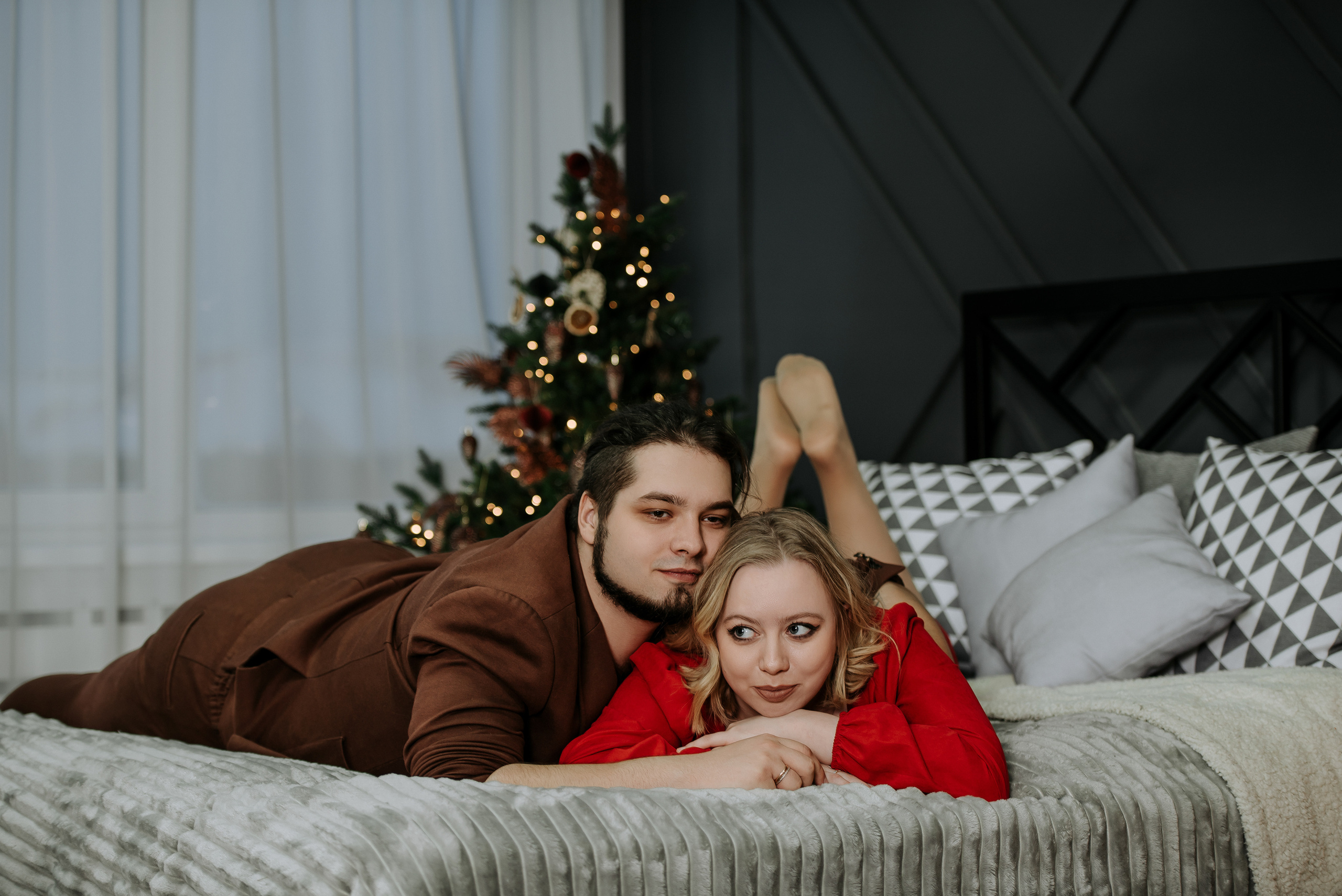 Семейная фотосессия на Новый Год. Фотограф Диана Оленина Красноярск / Братск