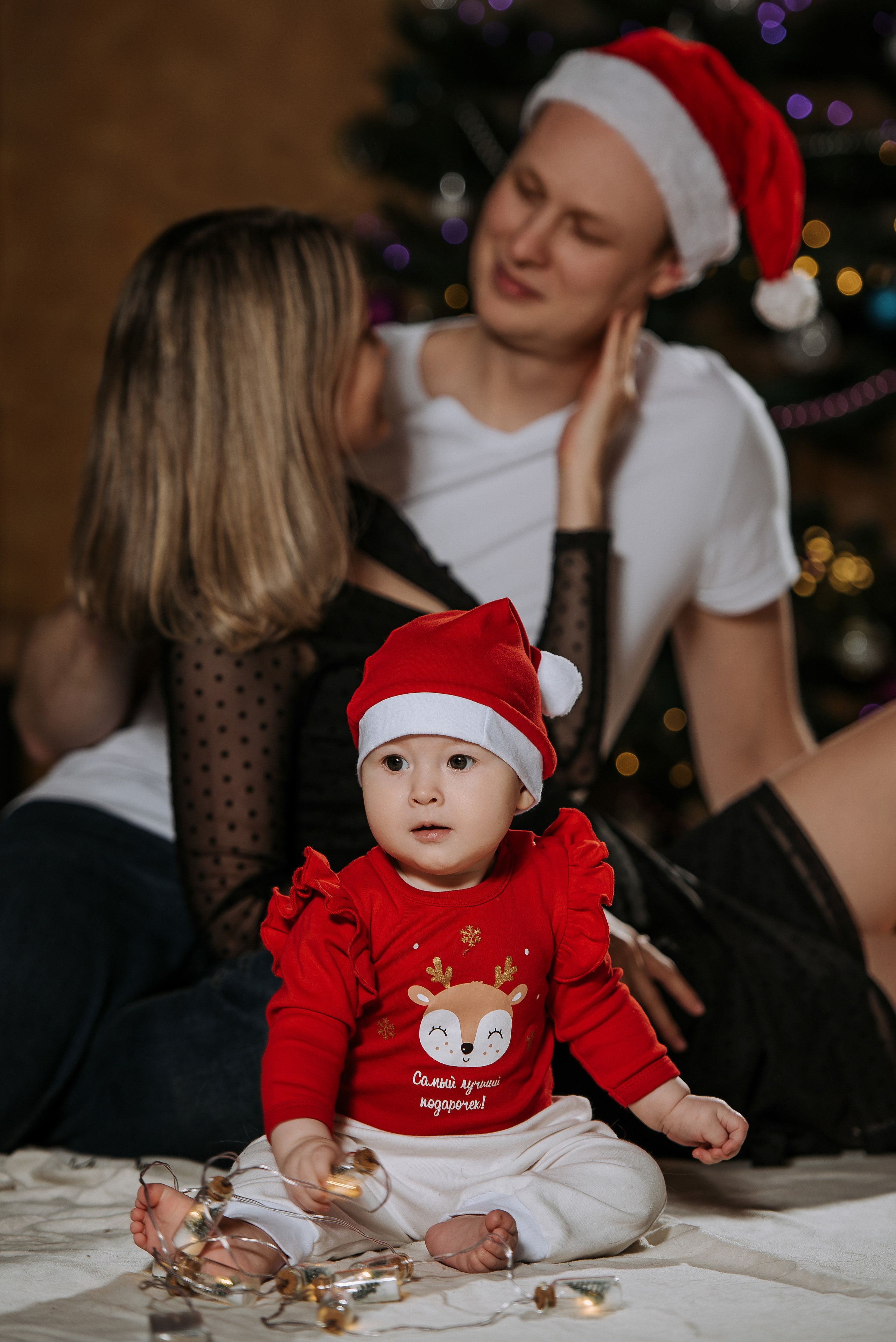 Семейная фотосессия на Новый Год. Фотограф Диана Оленина Красноярск / Братск