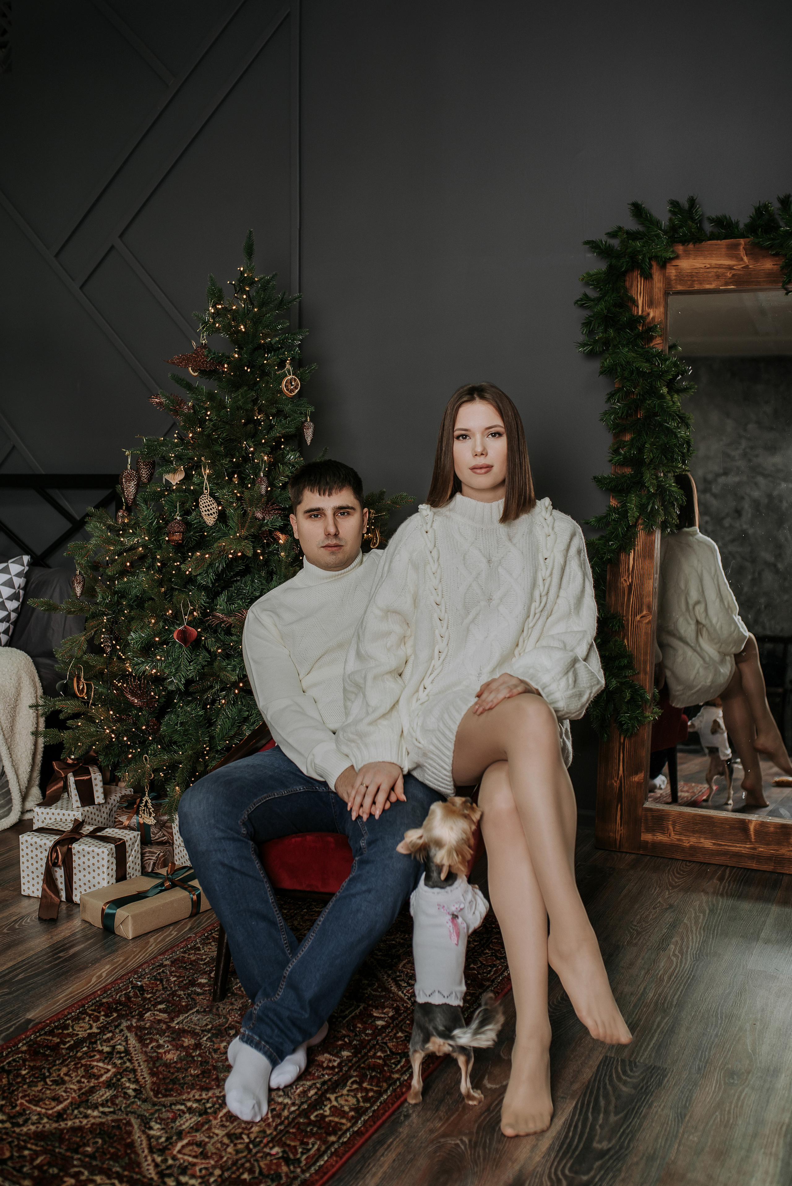 Семейная фотосессия на Новый Год. Фотограф Диана Оленина Красноярск / Братск