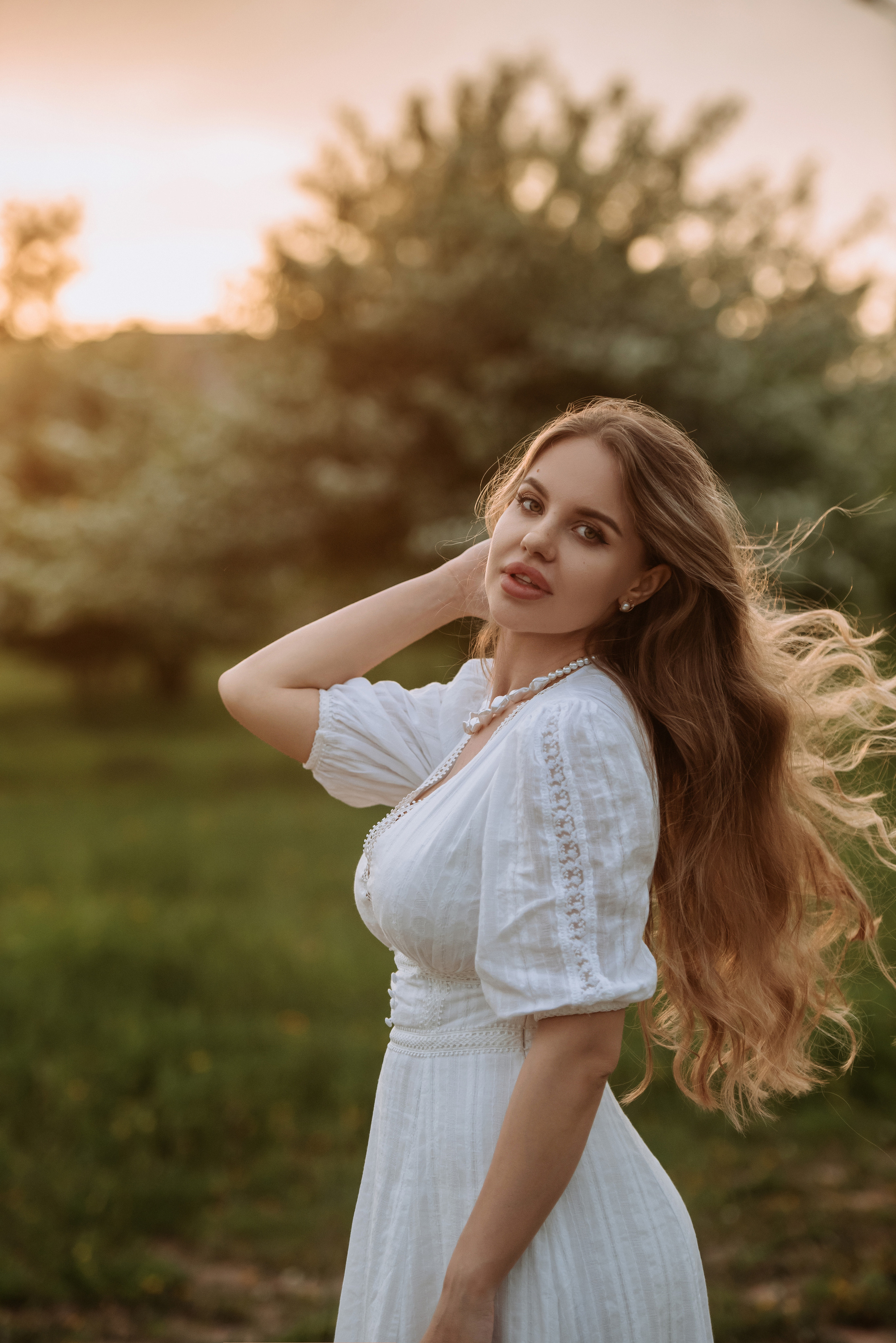 Цветение яблони семья Гончаровых. Фотограф Диана Оленина Красноярск / Братск