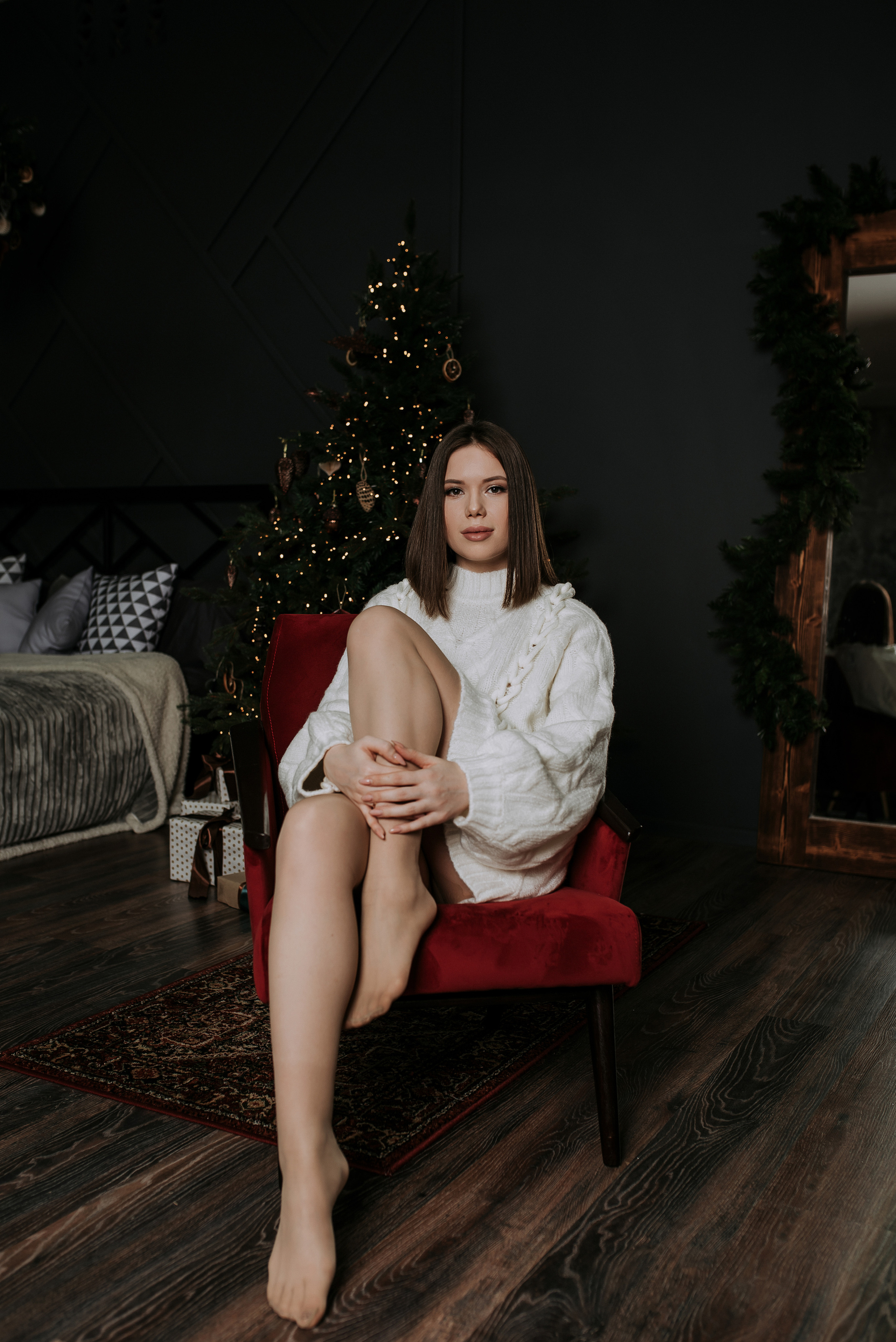 Семейная фотосессия на Новый Год. Фотограф Диана Оленина Красноярск / Братск