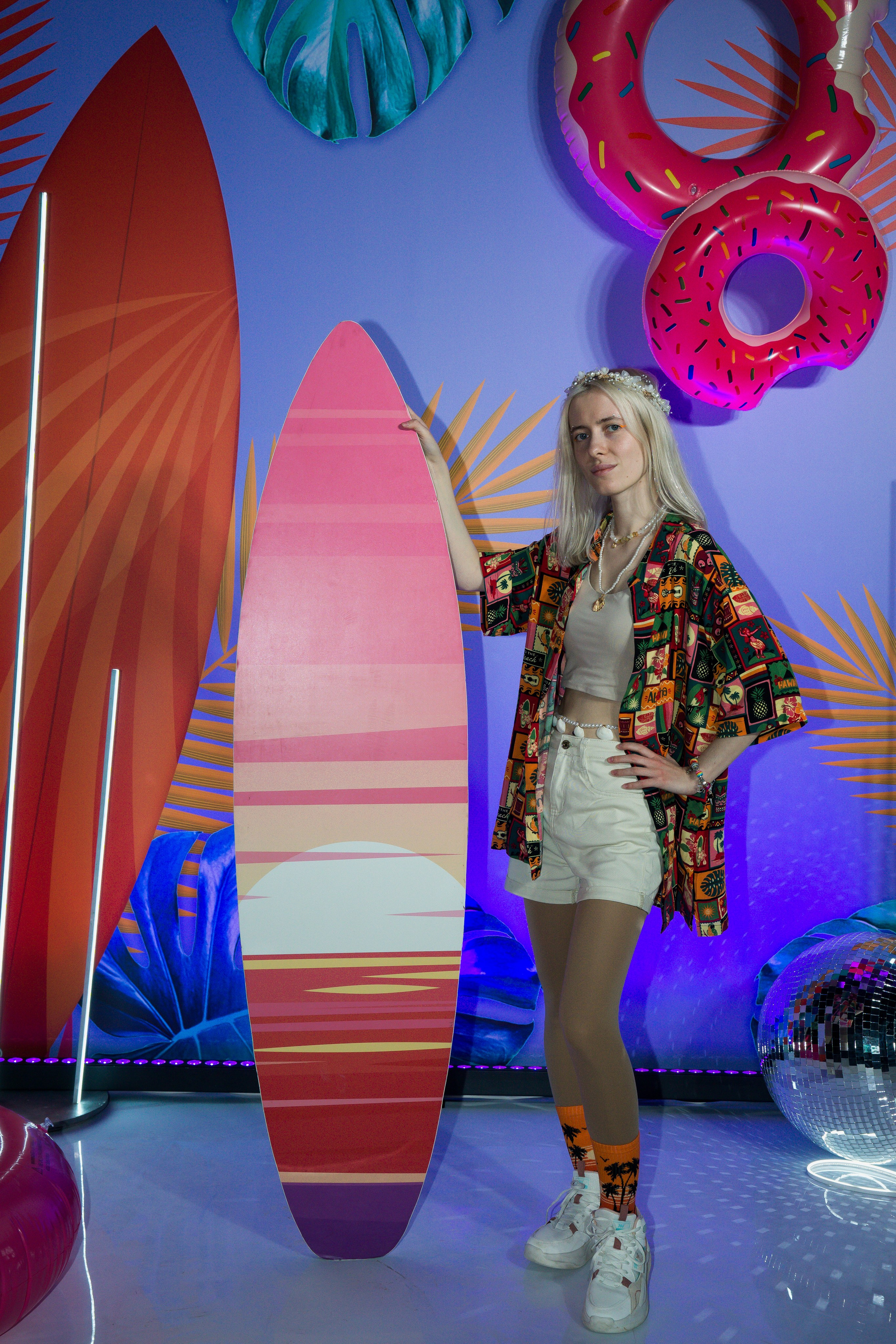 МТС корпоратив Гавайская вечеринка. Фотограф