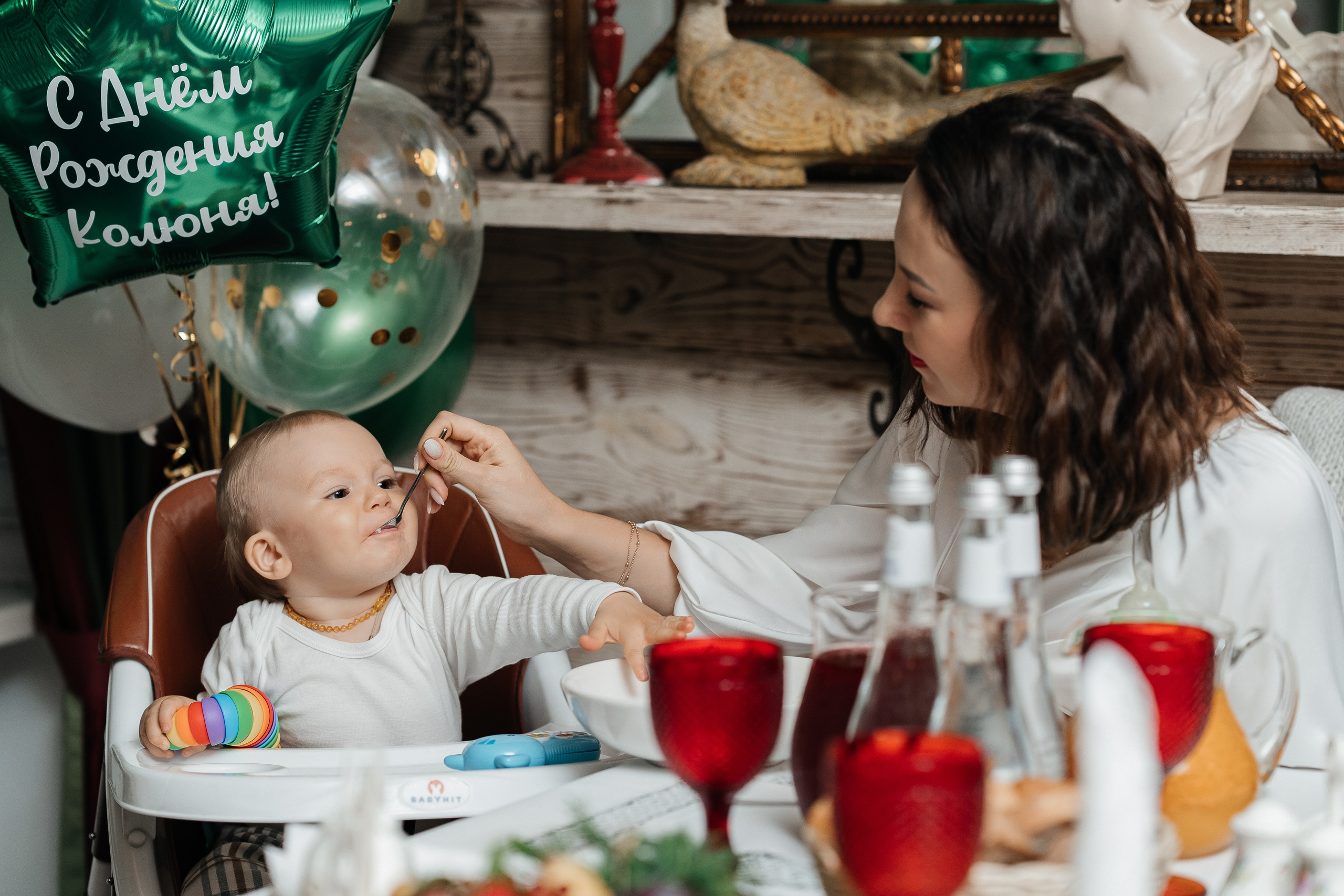 1 годик. Ресторан Русский дворик. Семейный и детский фотограф в Сергиев Посаде, Хотьково Якимчук Любовь