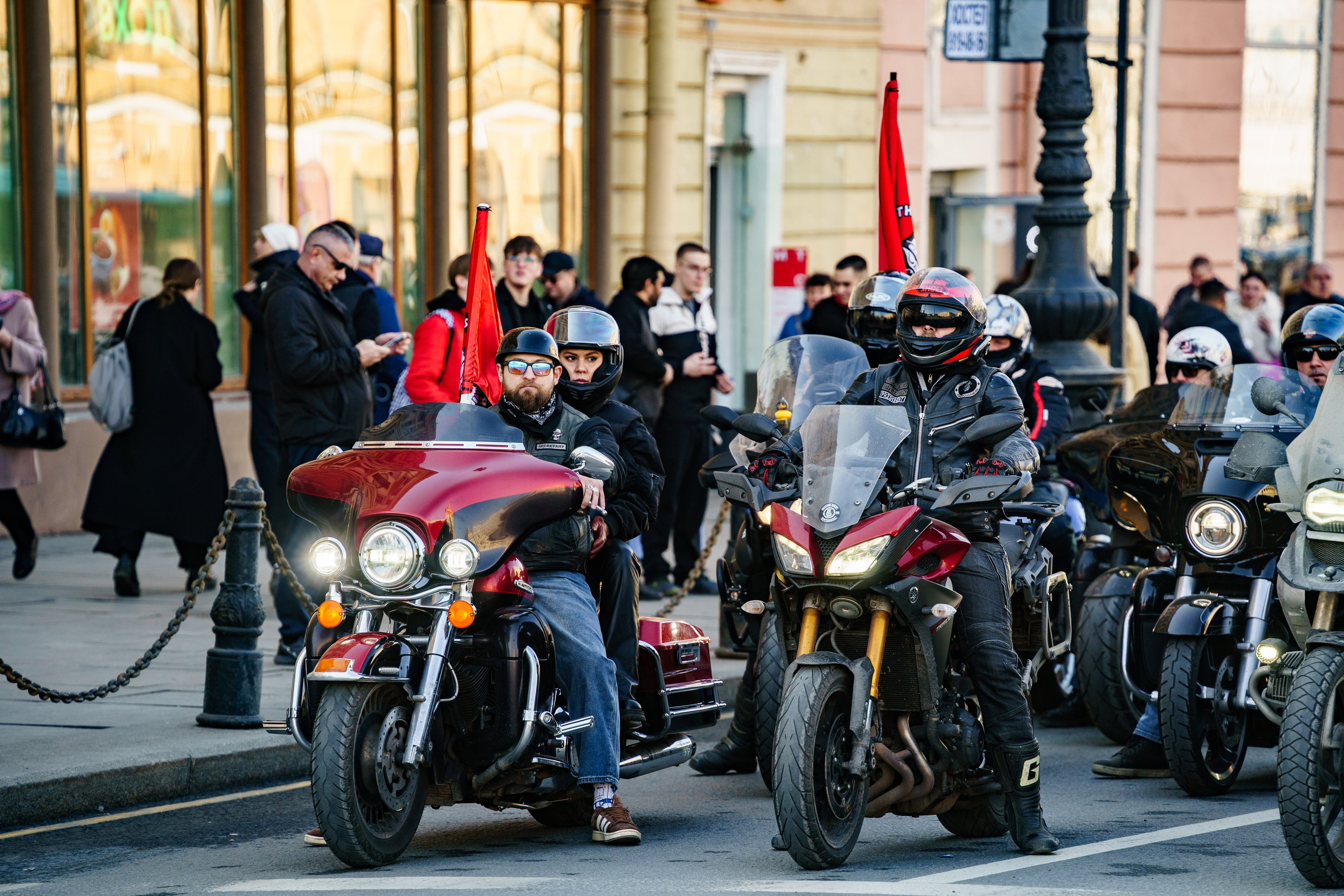Прохват мотоклуба Norman Riders ч.1. Концертный и репортажный фотограф в Санкт-Петербурге Слава Пахомов
