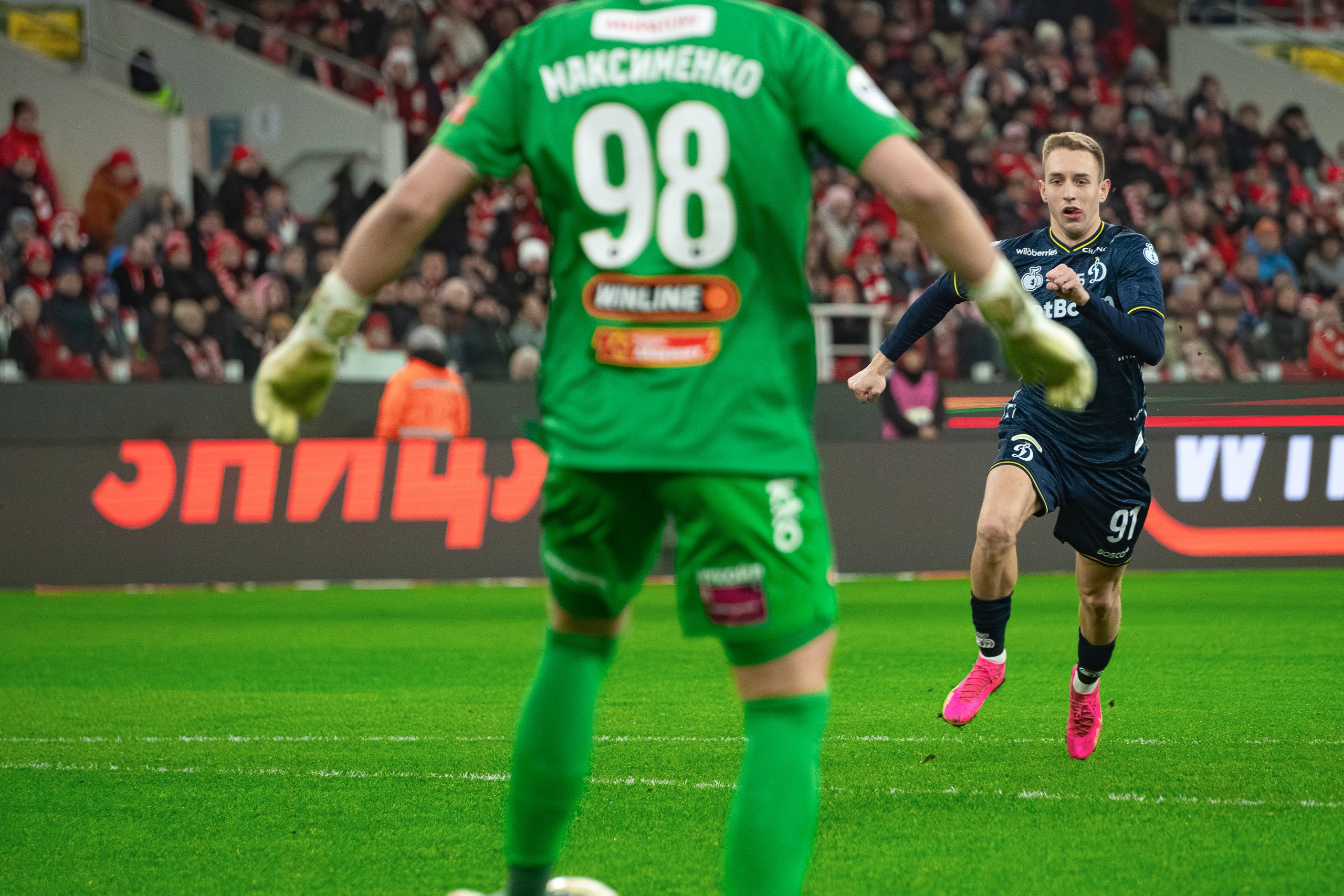 Спартак — Динамо — Чемпионат РПЛ. Спортивная фотосъемка в Москве и Московской области — Спорт в Москве
