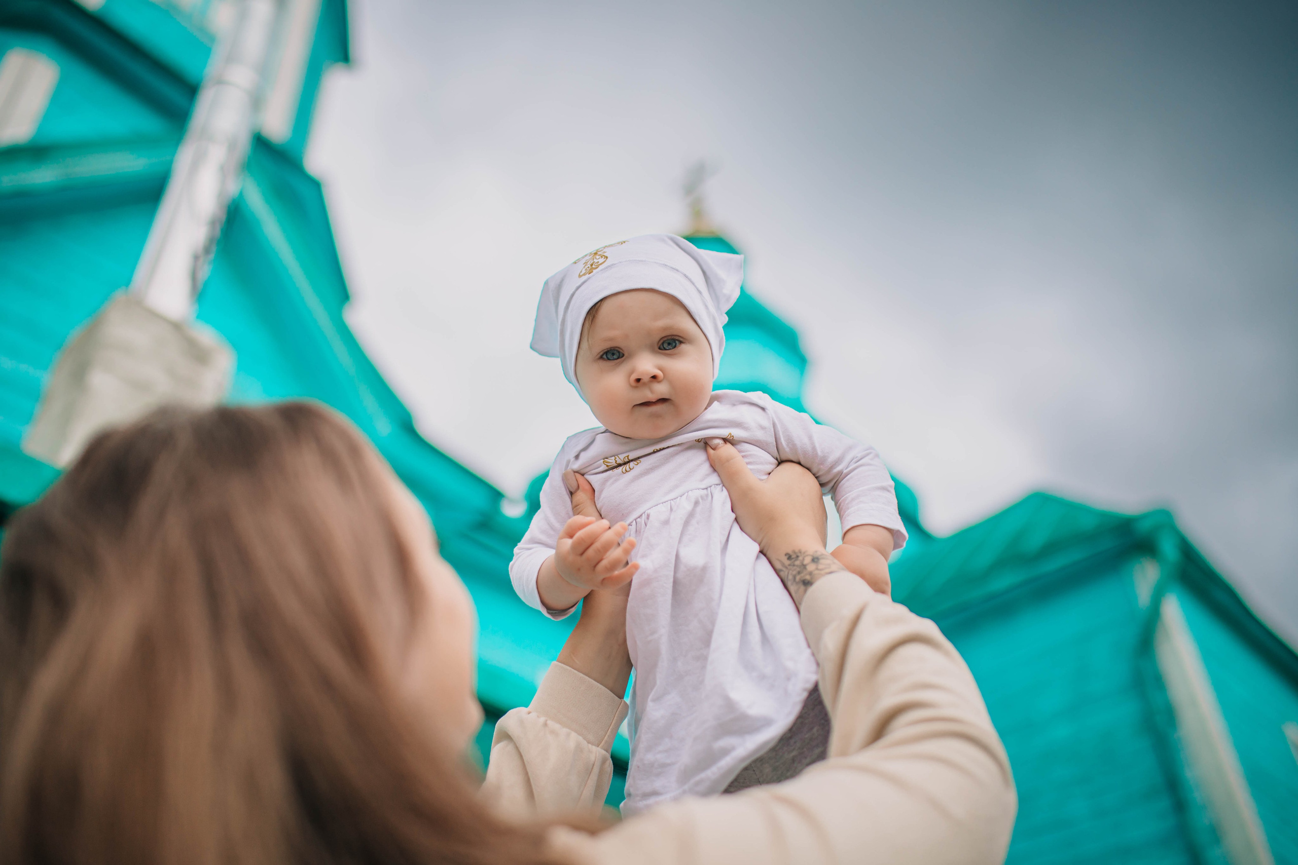 Крещение Варвары. Фотограф Дарья Маташкова