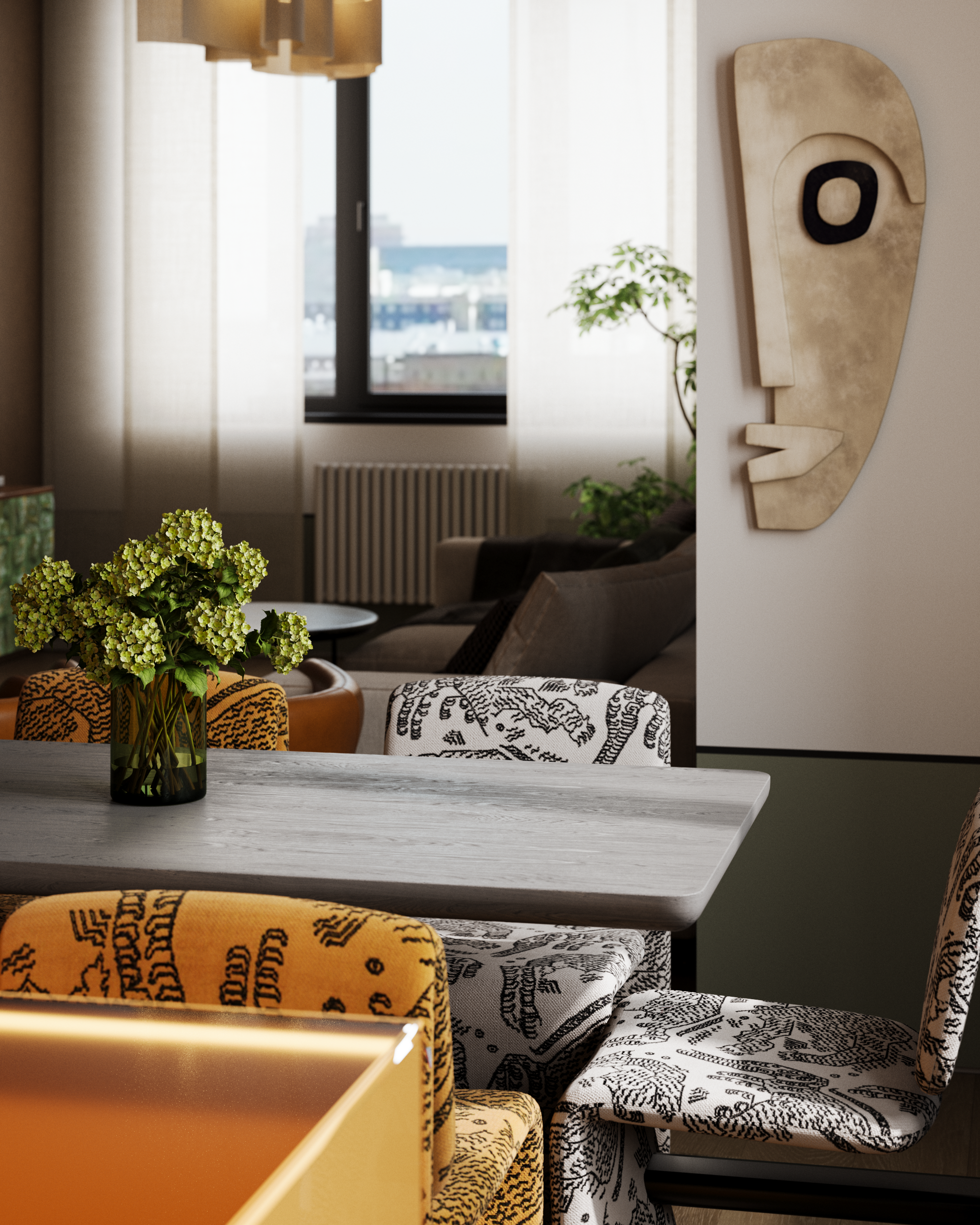 Project 17 · Evening Balance. Navet3D — визуализация пространства и света