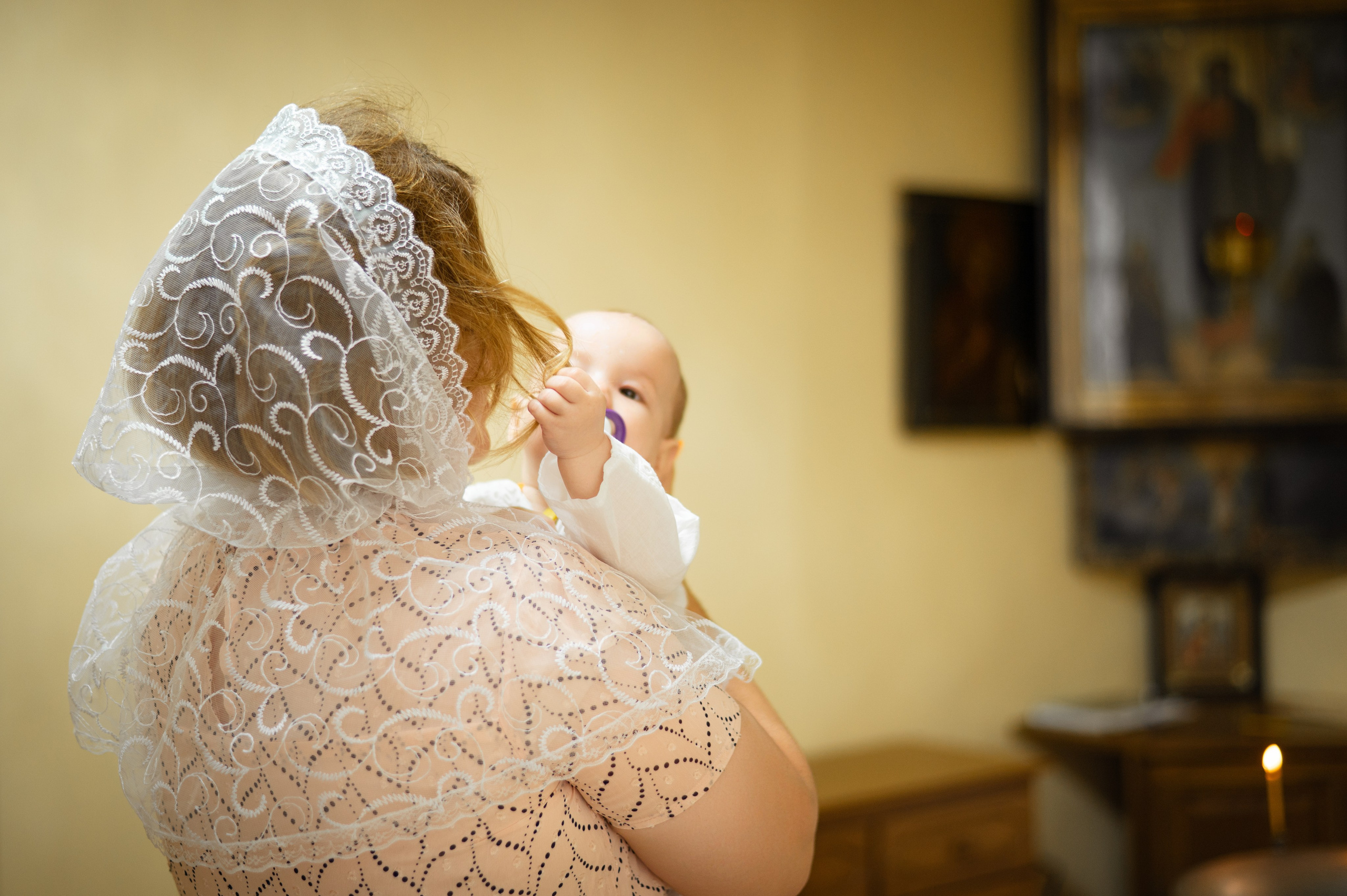 Крещение Василисы. Фотограф Юлия Дубровская | Тула — свадьбы, семьи, детские съёмки