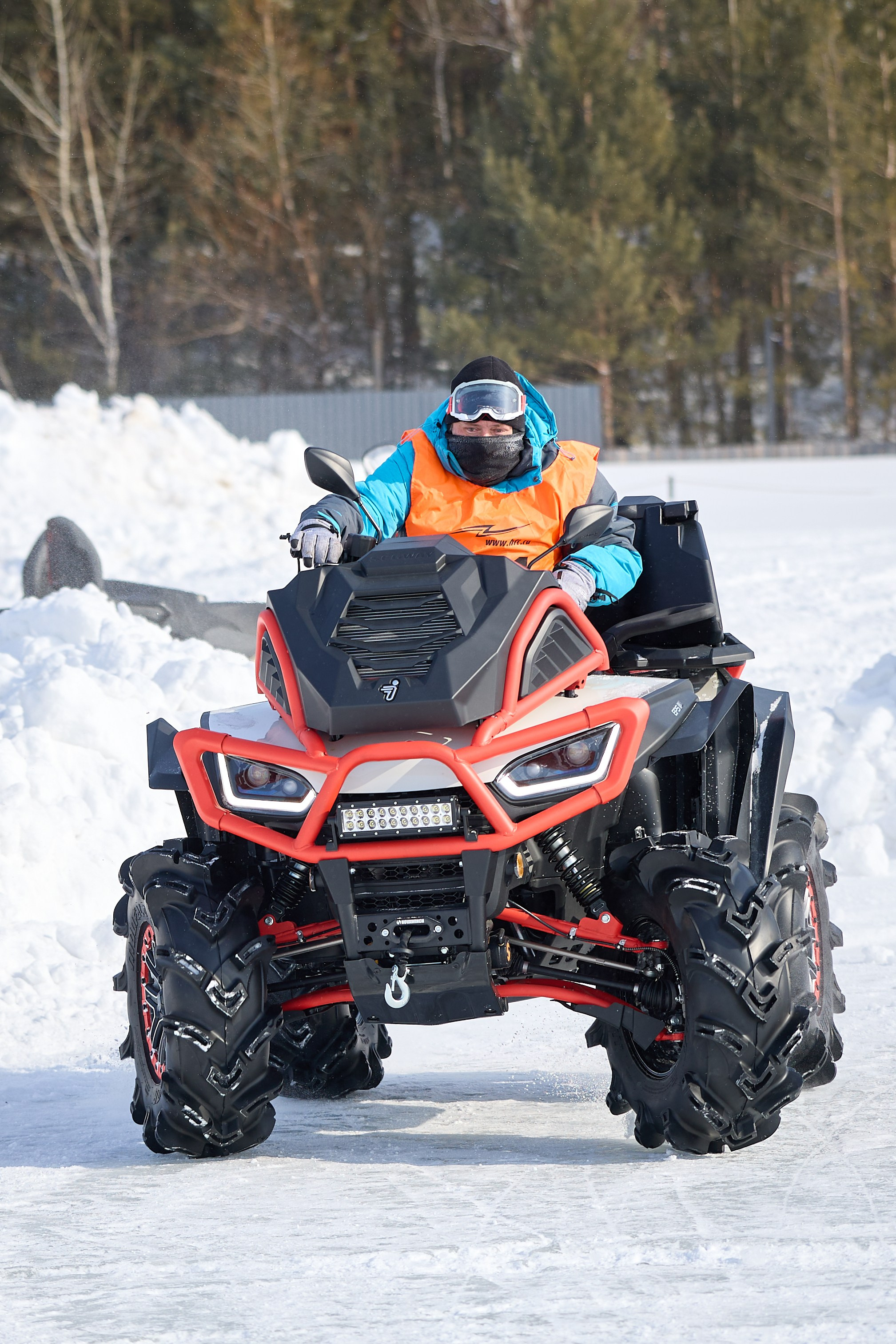 Топим Лёд — 2026. Соревнования на квадроциклах. Фотограф в Новосибирске Алена Скокова