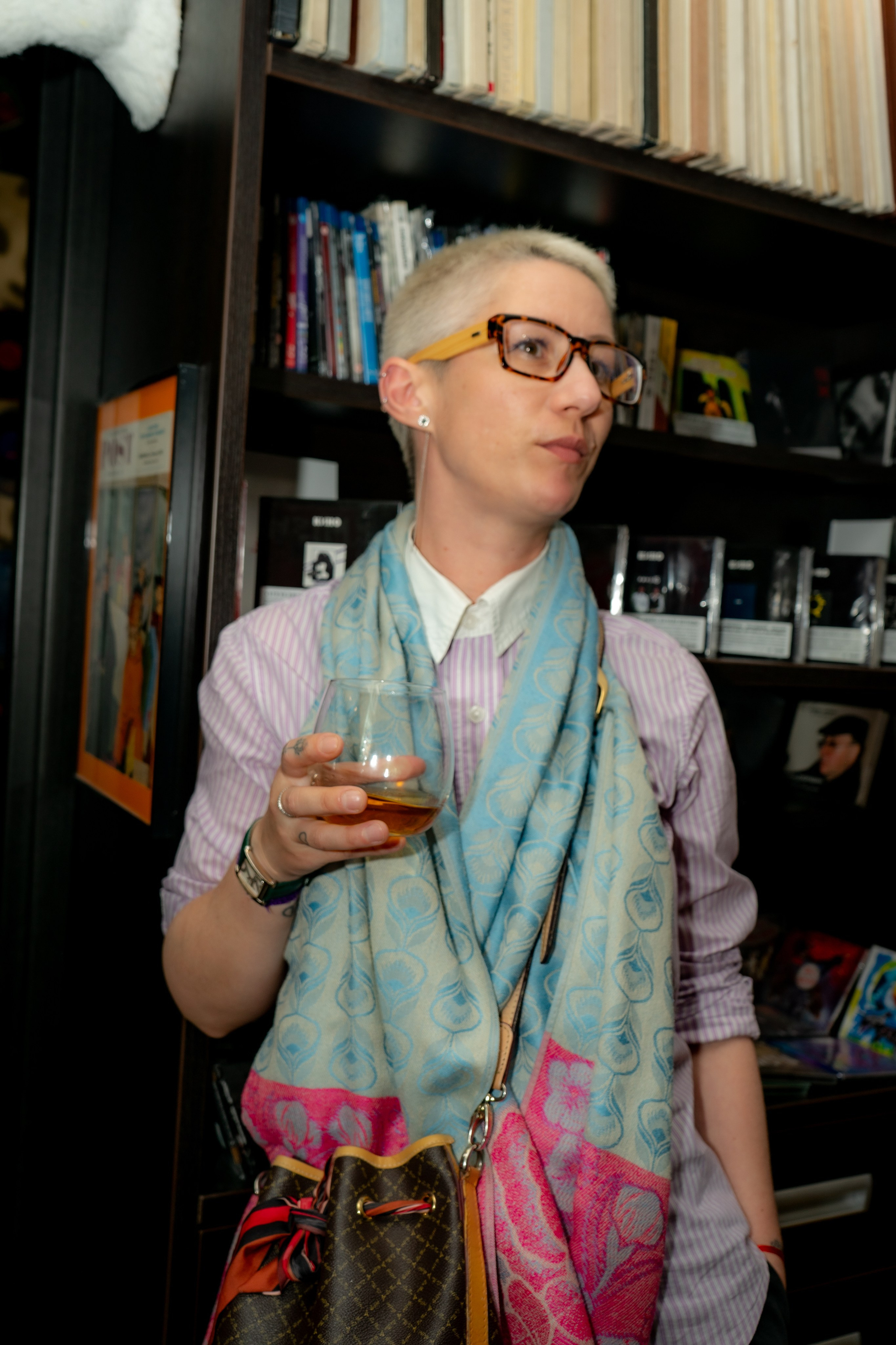 The Legendary Flower Punk — выступление в магазине пластинок. Фотограф Олег Колногоров