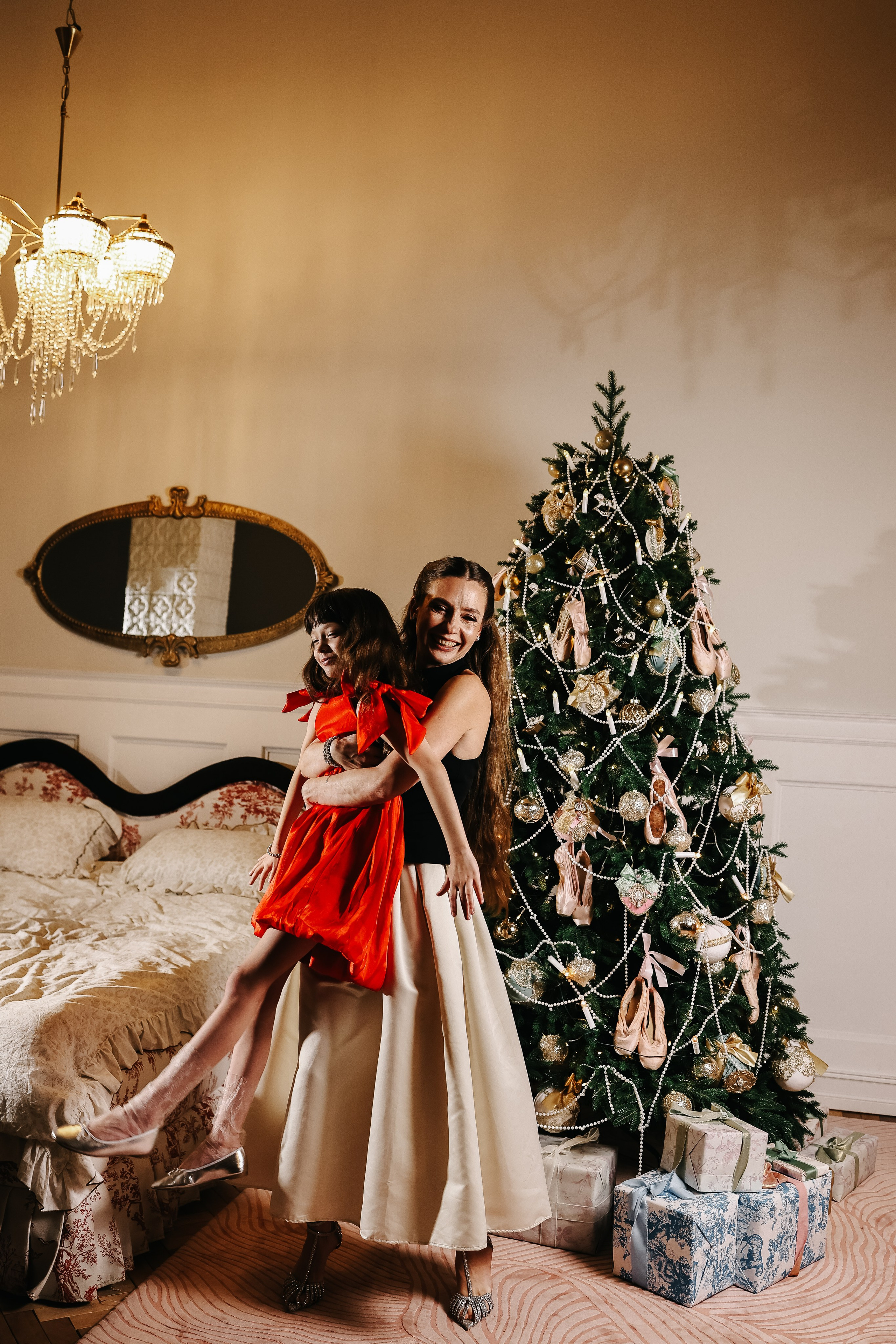 Новогодняя история Людмилы и Полины. Свадебный и семейный фотограф в Воронеже Ксения Воротникова