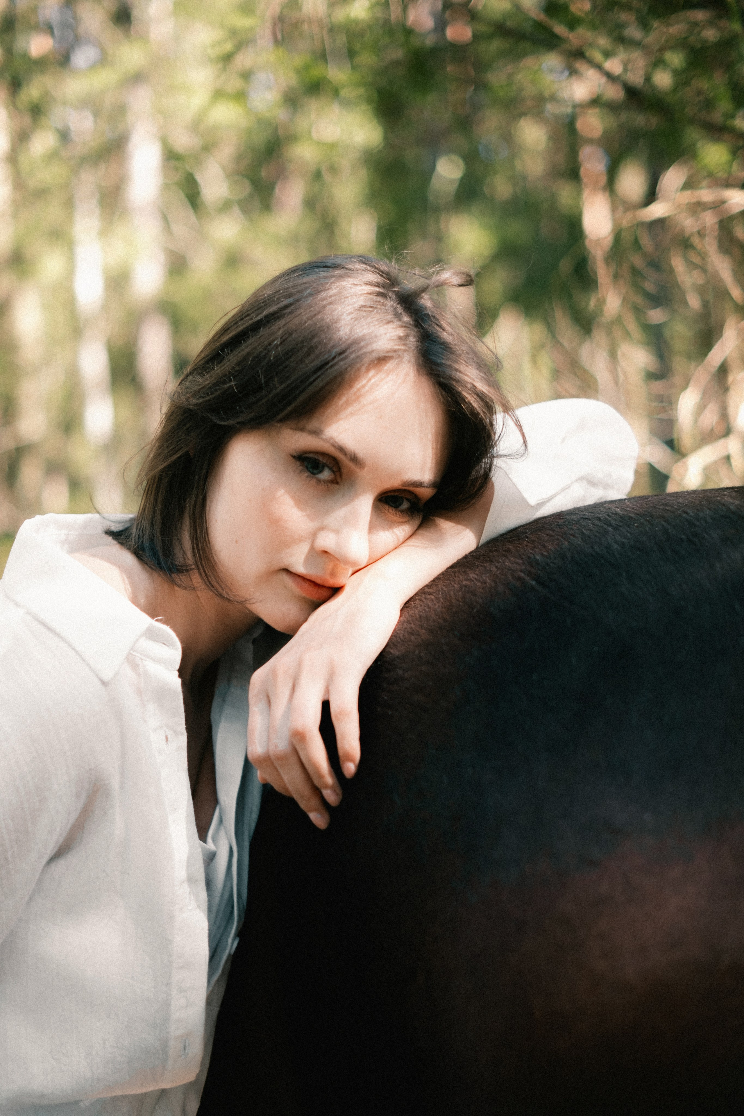 Наташа. Съёмка с лошадкой. Lickord