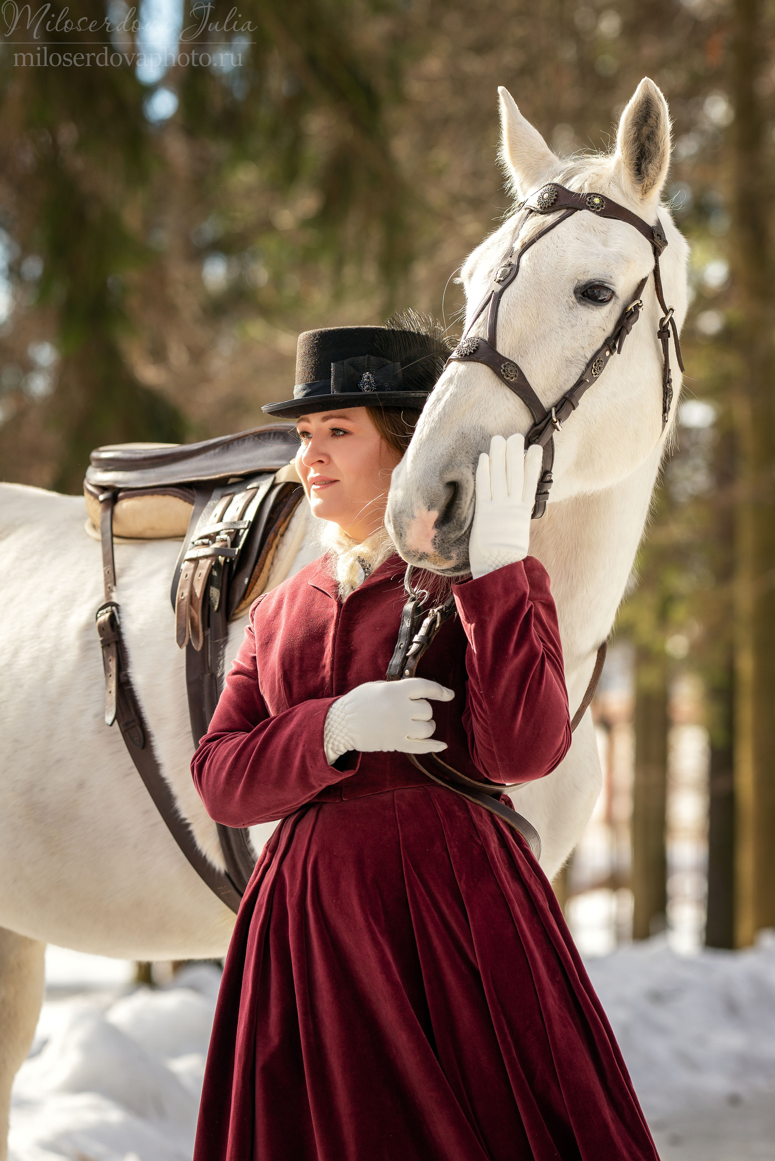 Фотосъёмки с лошадьми. Фотограф Юлия Милосердова