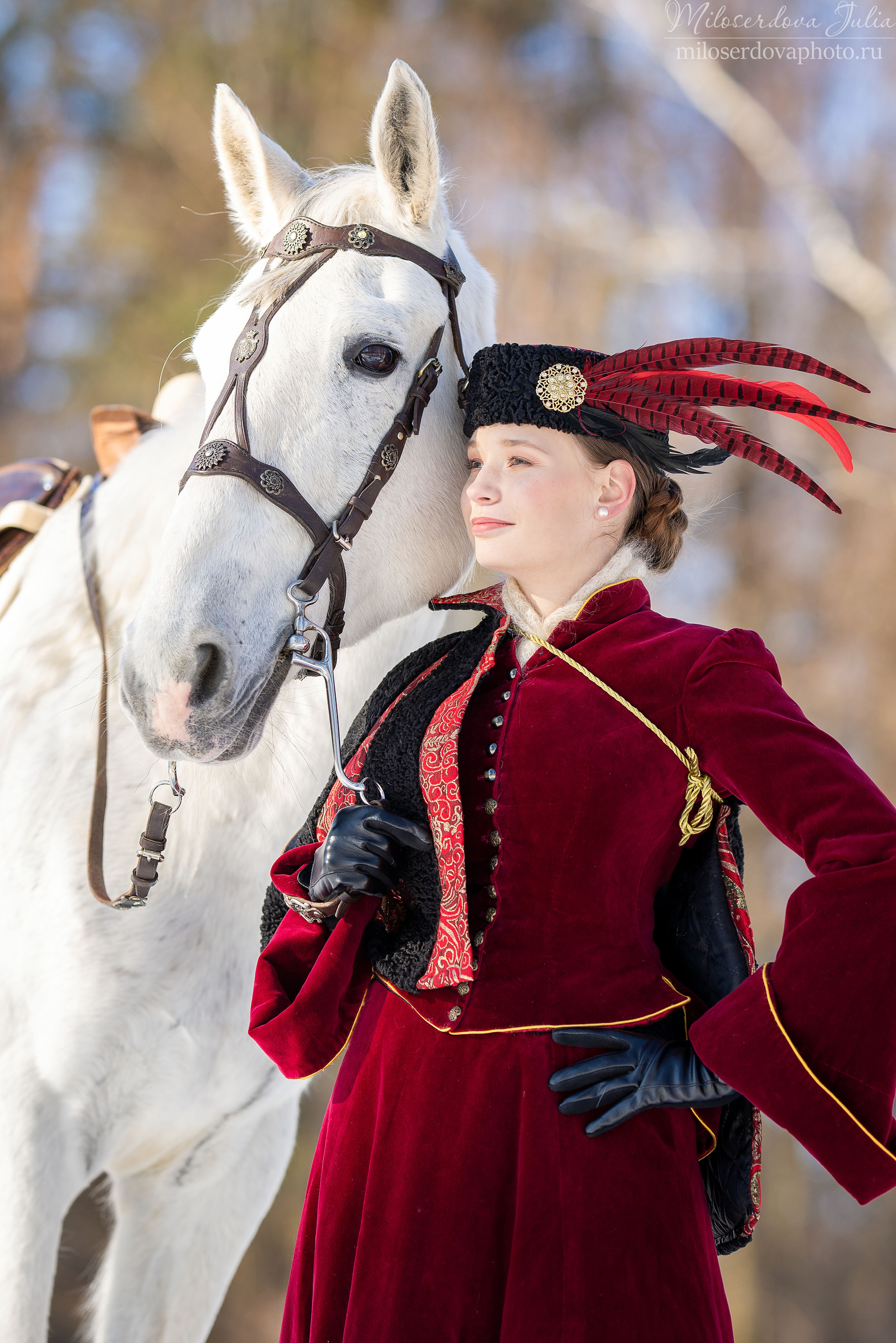 Фотосъёмки с лошадьми. Фотограф Юлия Милосердова