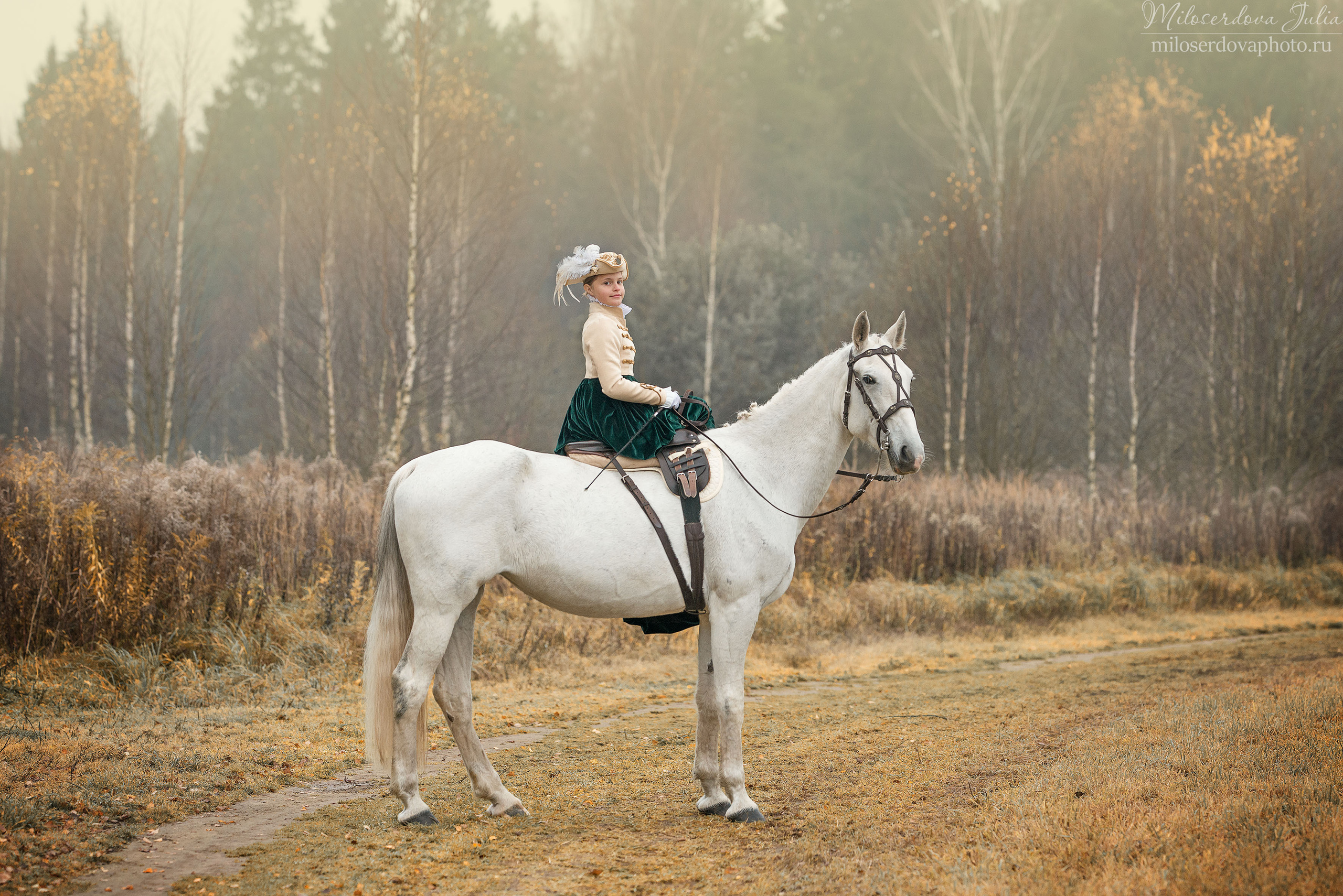 Дамская верховая езда. Фотограф Юлия Милосердова