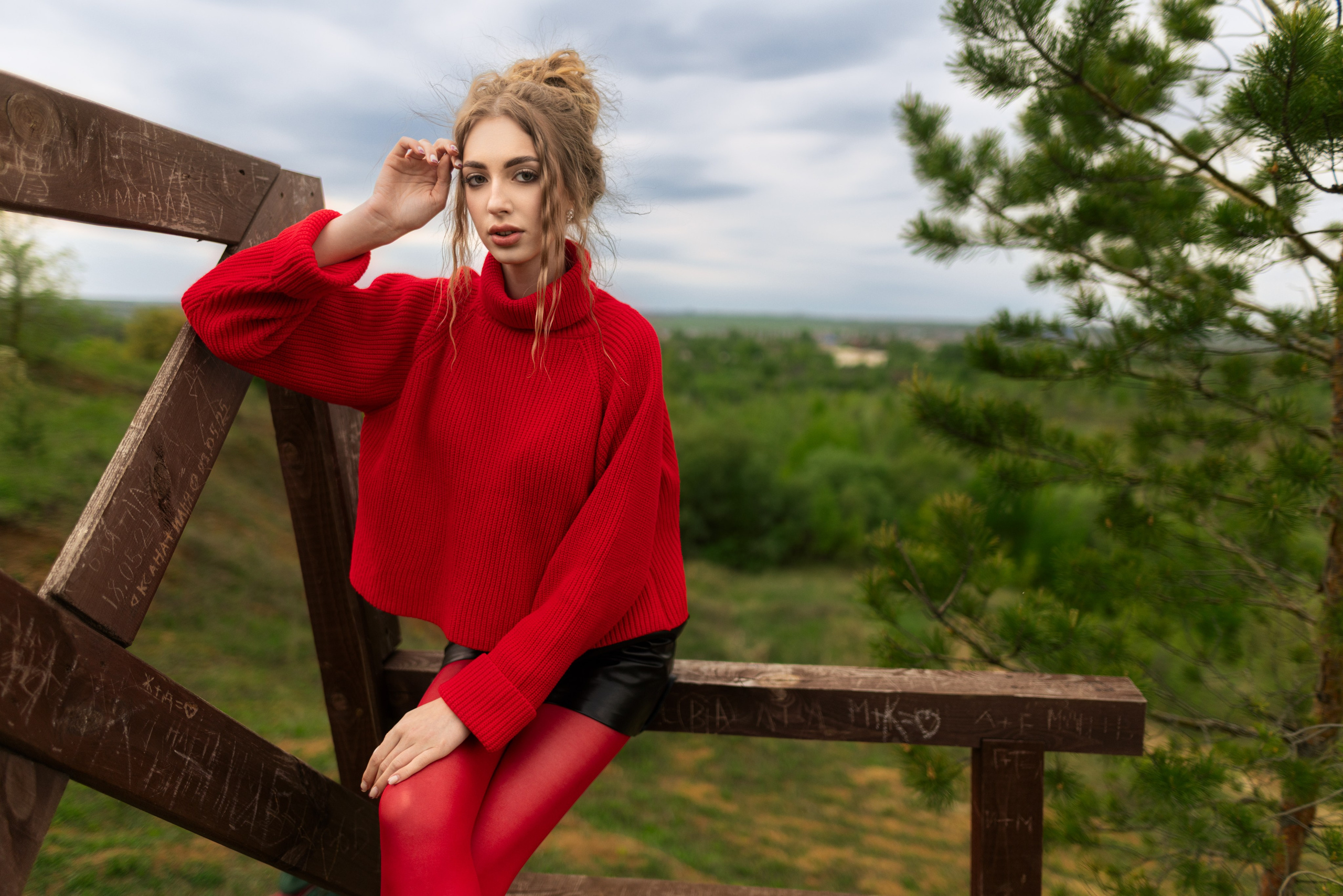 Фотосет с Ксенией в парке Белый колодец в формате для «себя». Дмитрий Шульгин, портретный фотограф в Воронеже