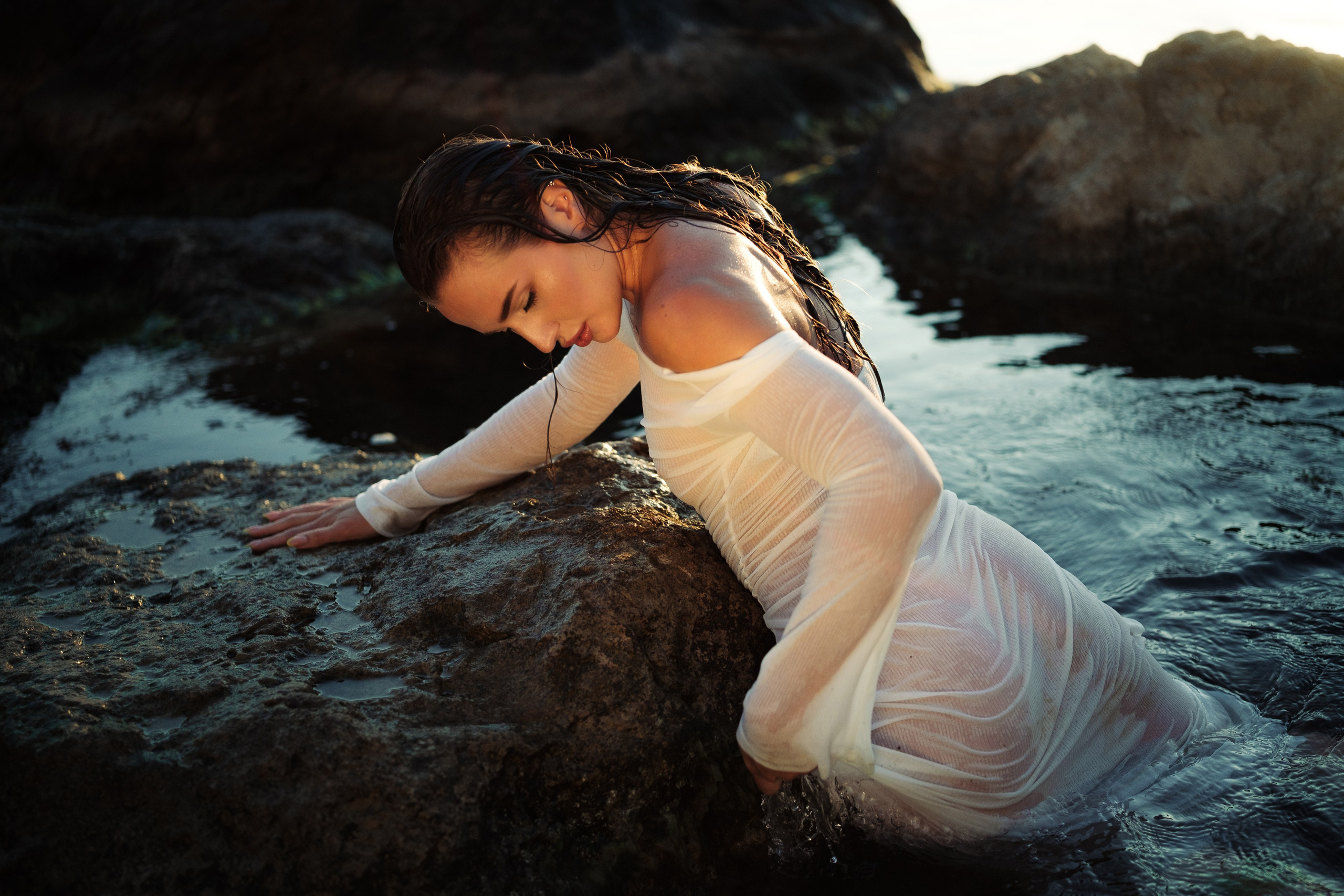 Фотосессия на закате. Крым, Инжир, мыс Айя