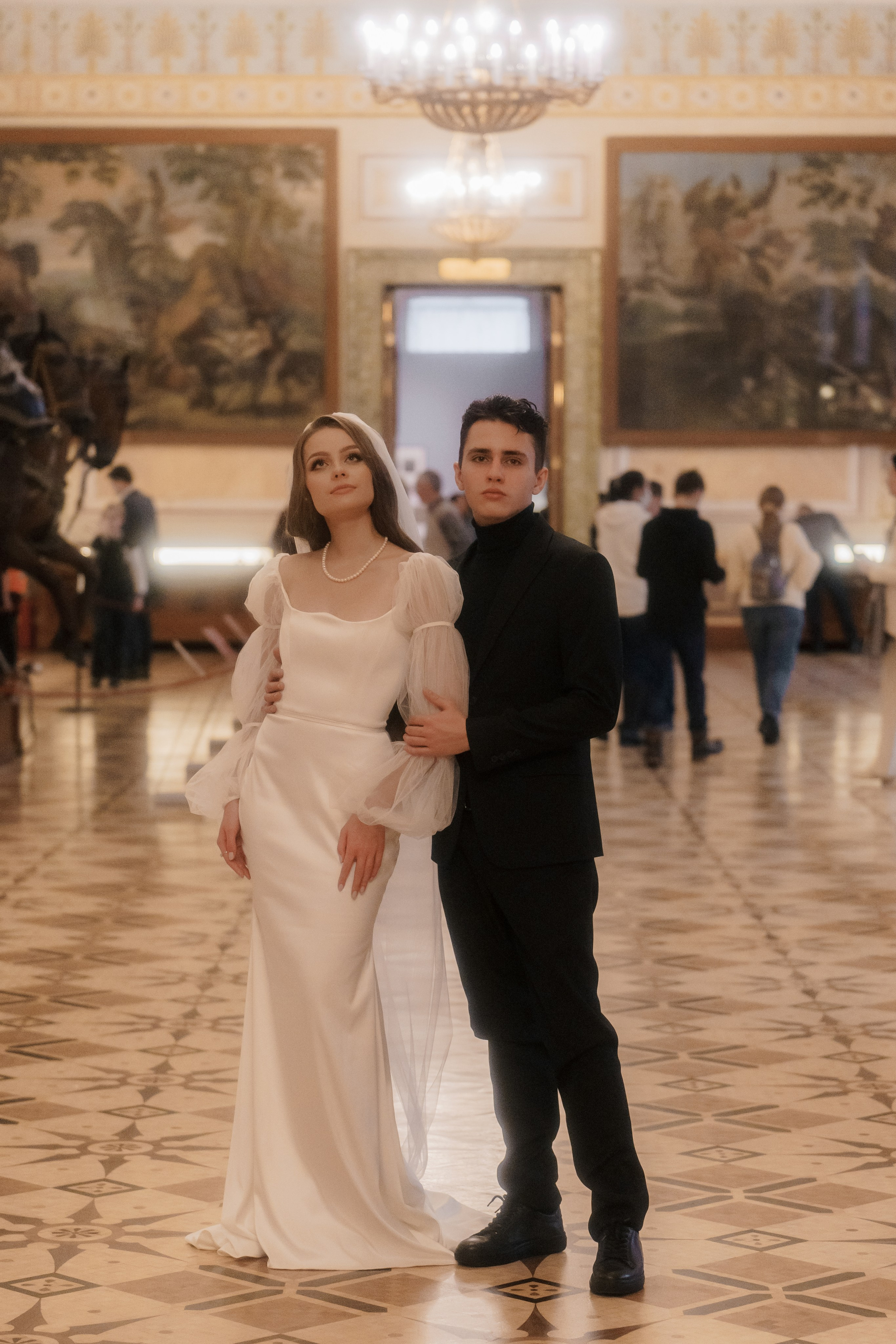 Фотосессия в Эрмитаже упрекрасно передаст Ваш стиль свадьбы!