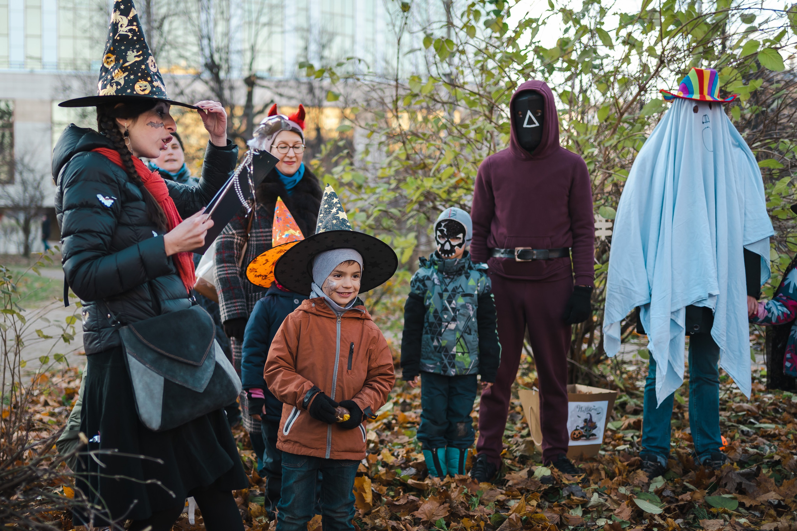 Хэллоуин с «Мамами ВДНХ». Семейный фотограф Варвара Сорока в городе Москве