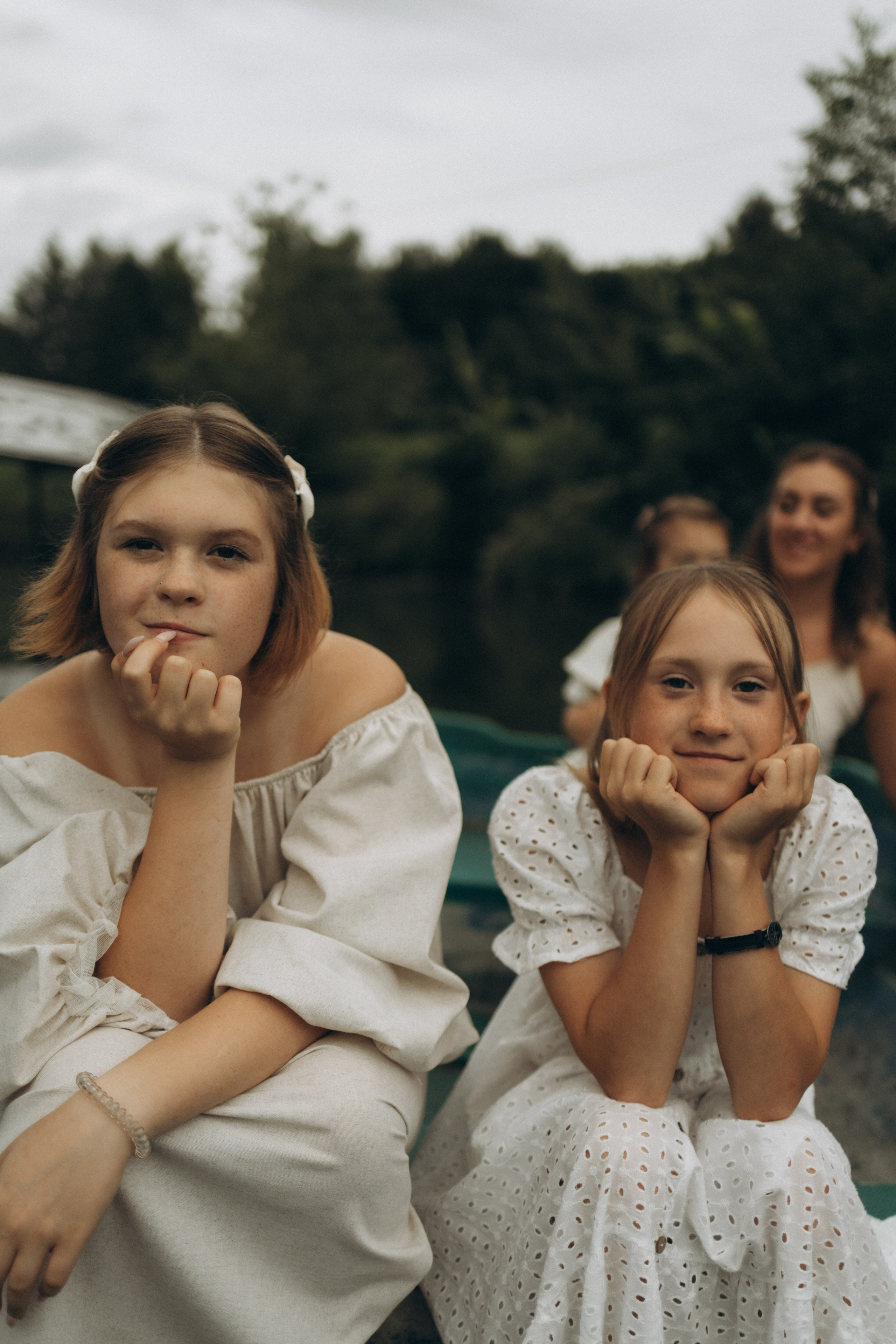 Ксения с дочками. Фотограф женского портрета и семейных историй в жанре life в Нижнем Новгороде Елена Матросова